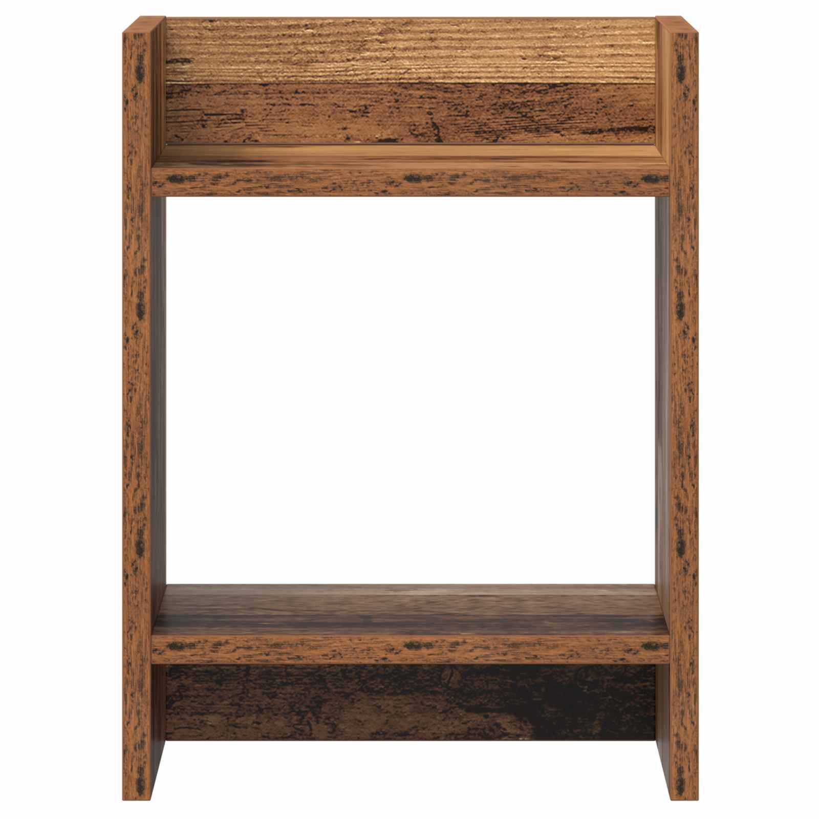 Stalak za biljke s policom 2 pcs Staro drvo 30 x 30 x 40 cm