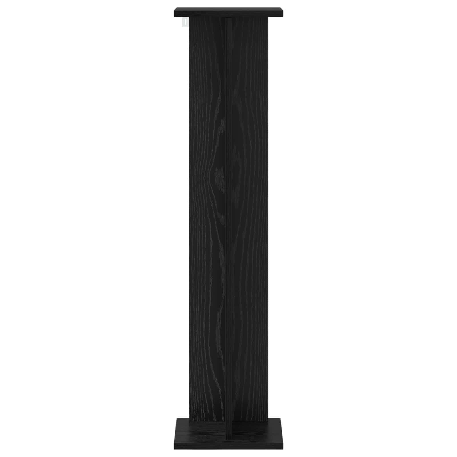 Stalak za biljke 2 pcs Crni Hrast 25 x 25,5 x 100,5 cm