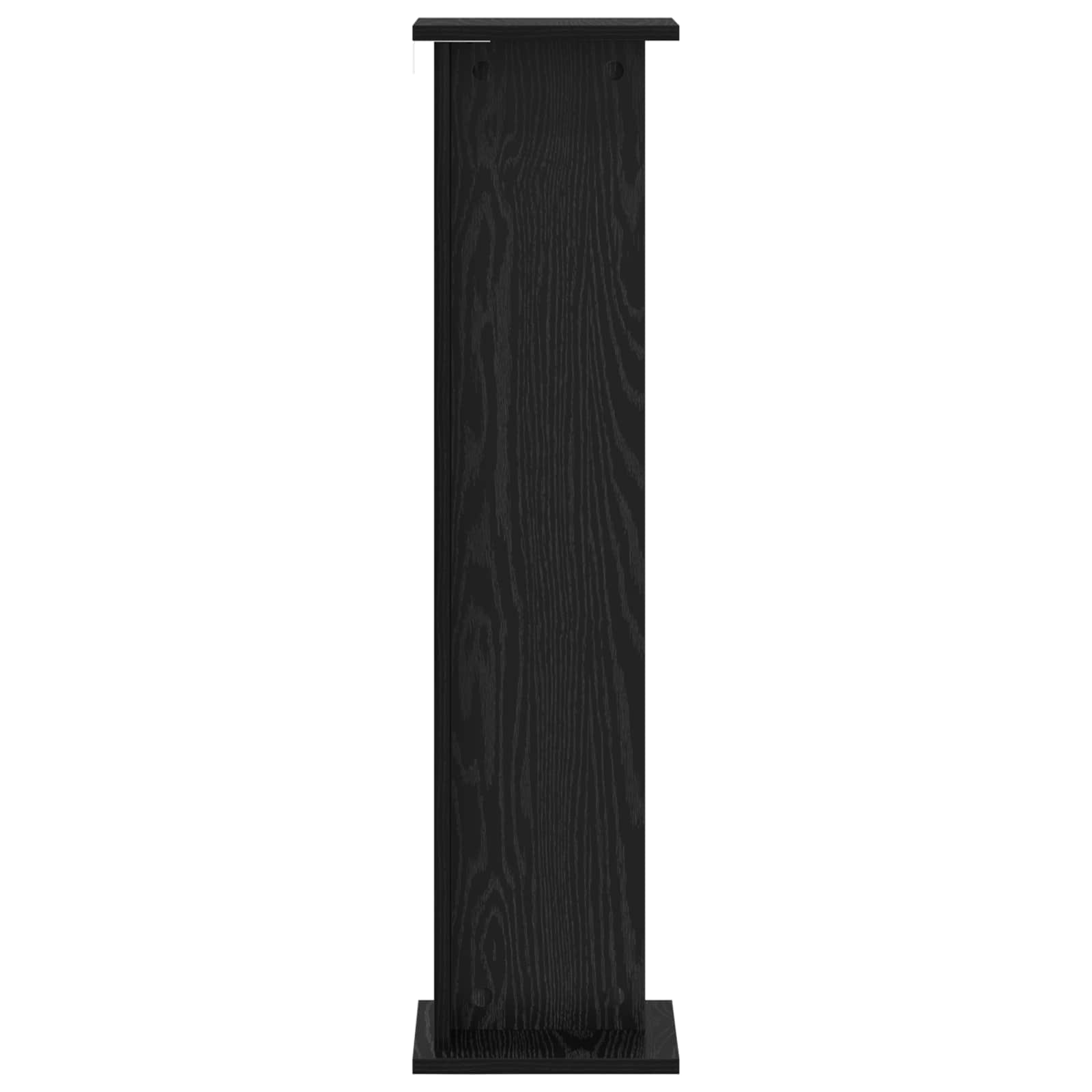 Stalak za biljke 2 pcs Crni Hrast 25 x 25,5 x 100,5 cm