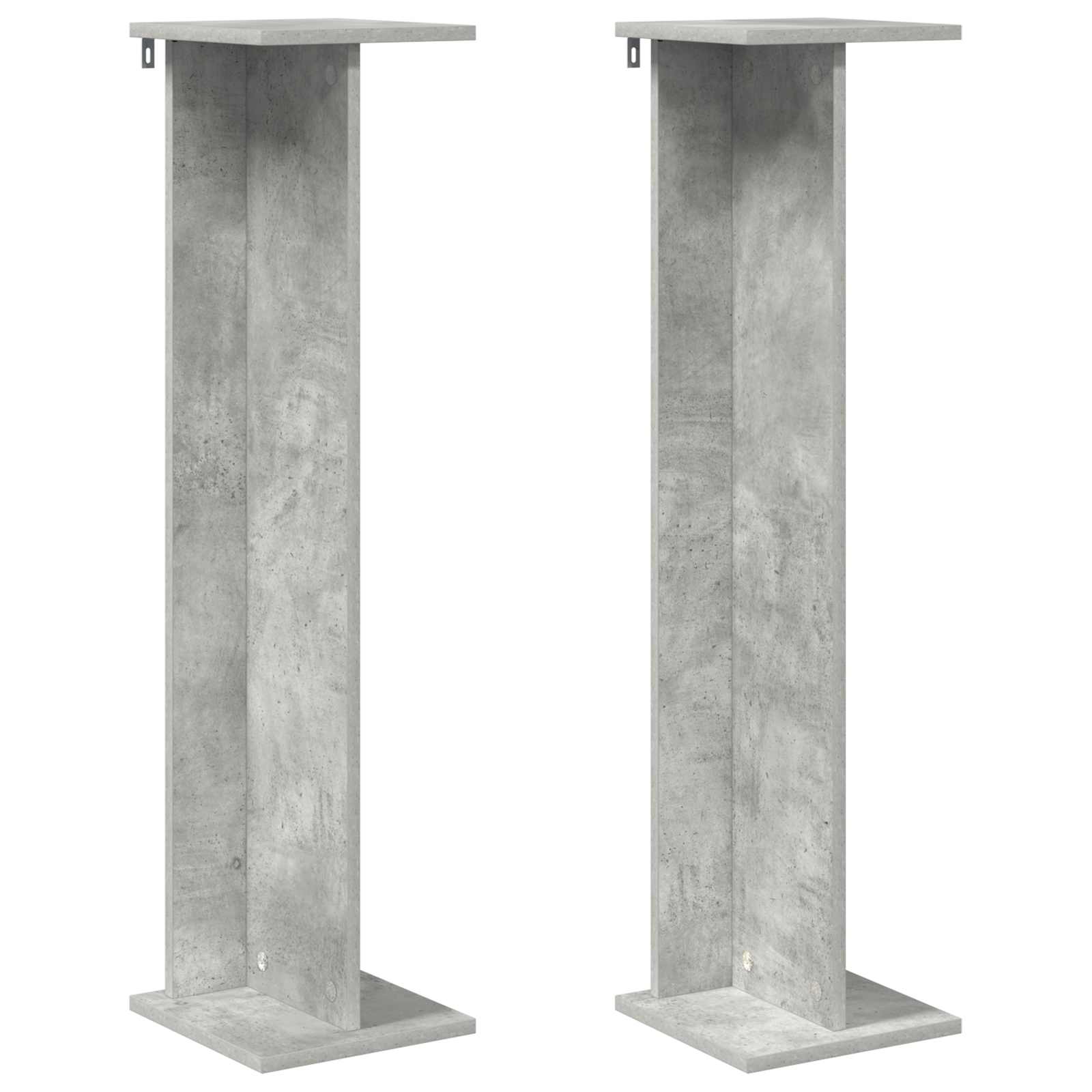 Stalak za biljke 2 pcs Betonsko Siva 25 x 25,5 x 100,5 cm