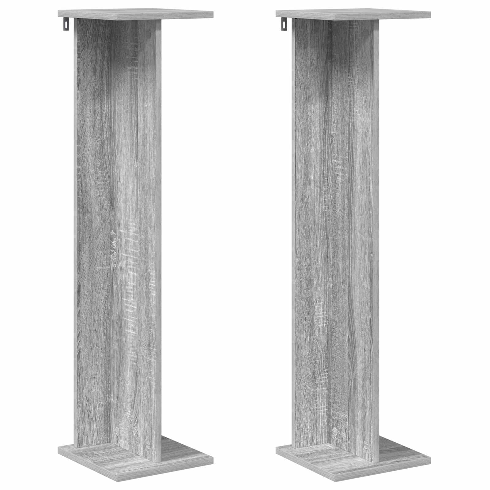 Stalak za biljke 2 pcs Sivi Sonoma 25 x 25,5 x 100,5 cm