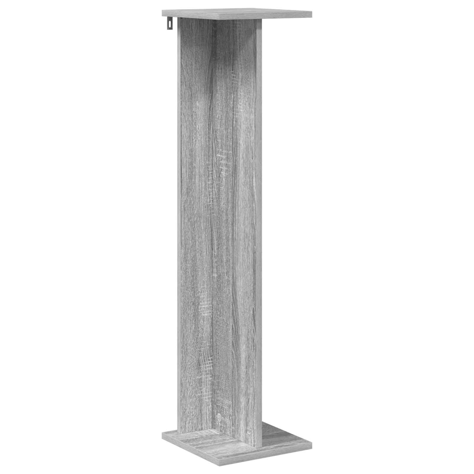 Stalak za biljke 2 pcs Sivi Sonoma 25 x 25,5 x 100,5 cm