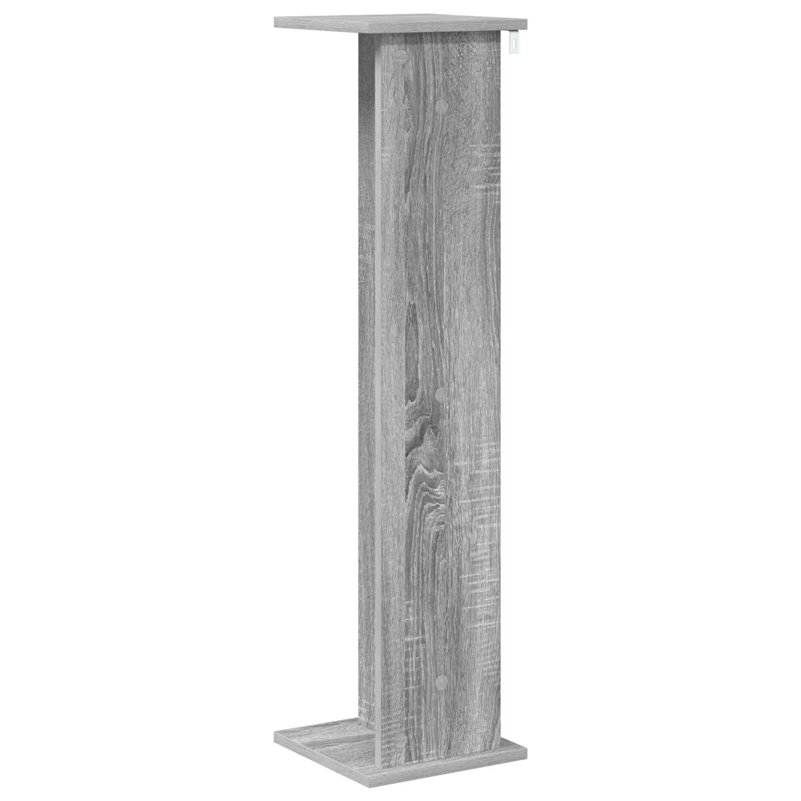 Stalak za biljke 2 pcs Sivi Sonoma 25 x 25,5 x 100,5 cm