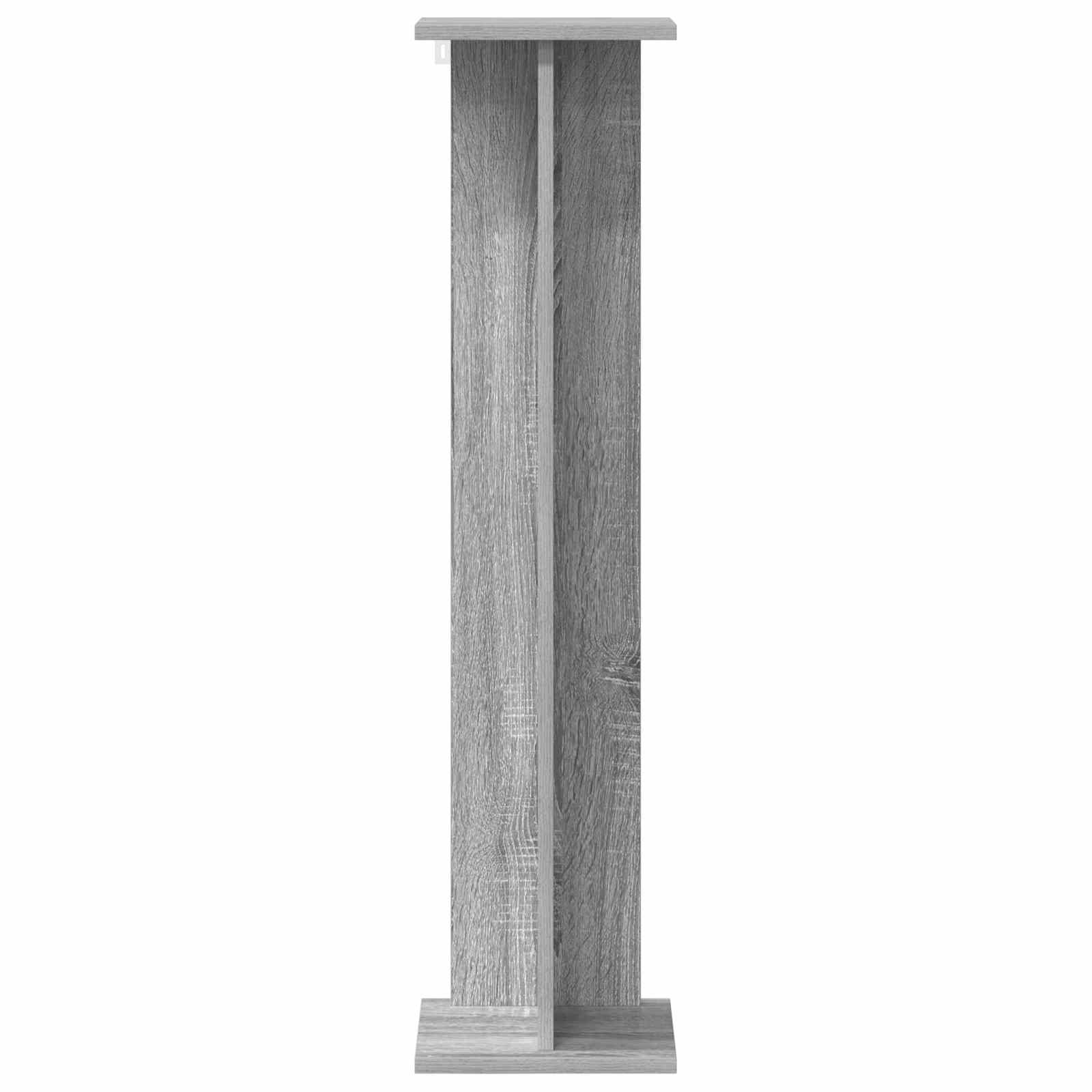 Stalak za biljke 2 pcs Sivi Sonoma 25 x 25,5 x 100,5 cm