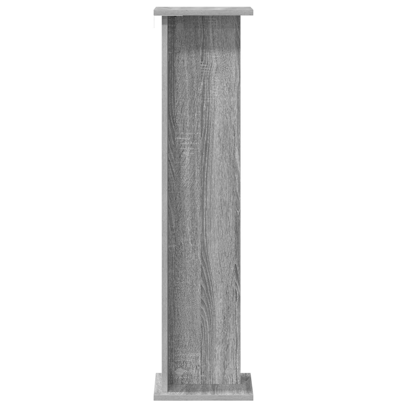 Stalak za biljke 2 pcs Sivi Sonoma 25 x 25,5 x 100,5 cm