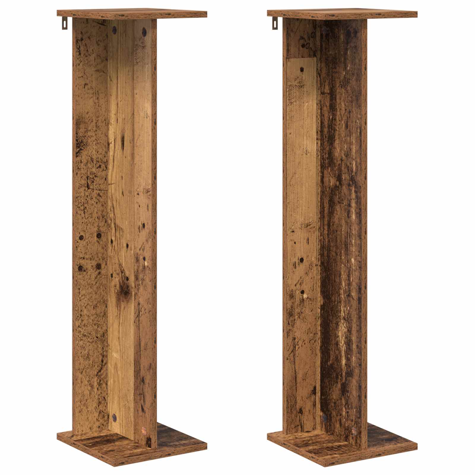 Stalak za biljke 2 pcs Staro drvo 25 x 25,5 x 100,5 cm