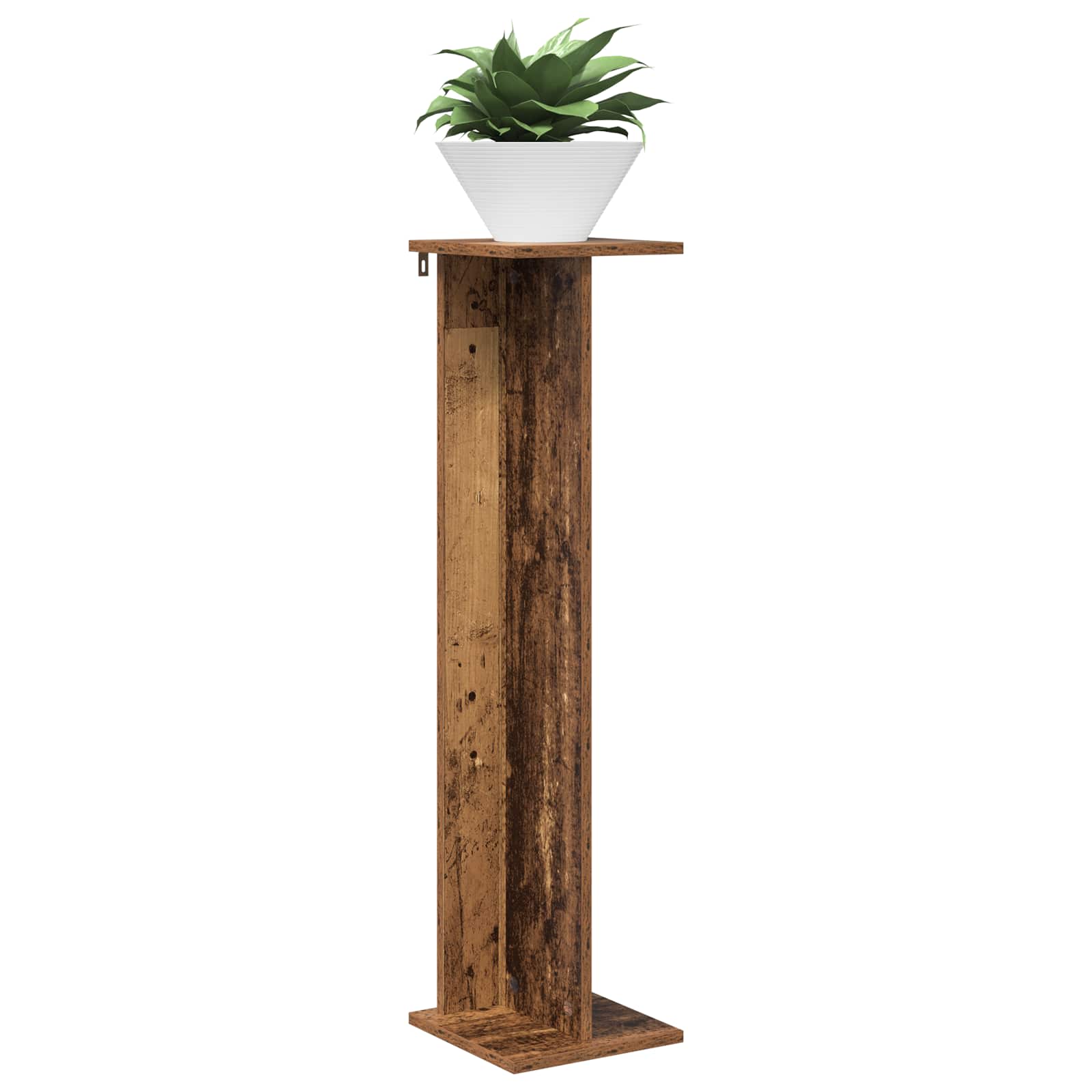 Stalak za biljke 2 pcs Staro drvo 25 x 25,5 x 100,5 cm