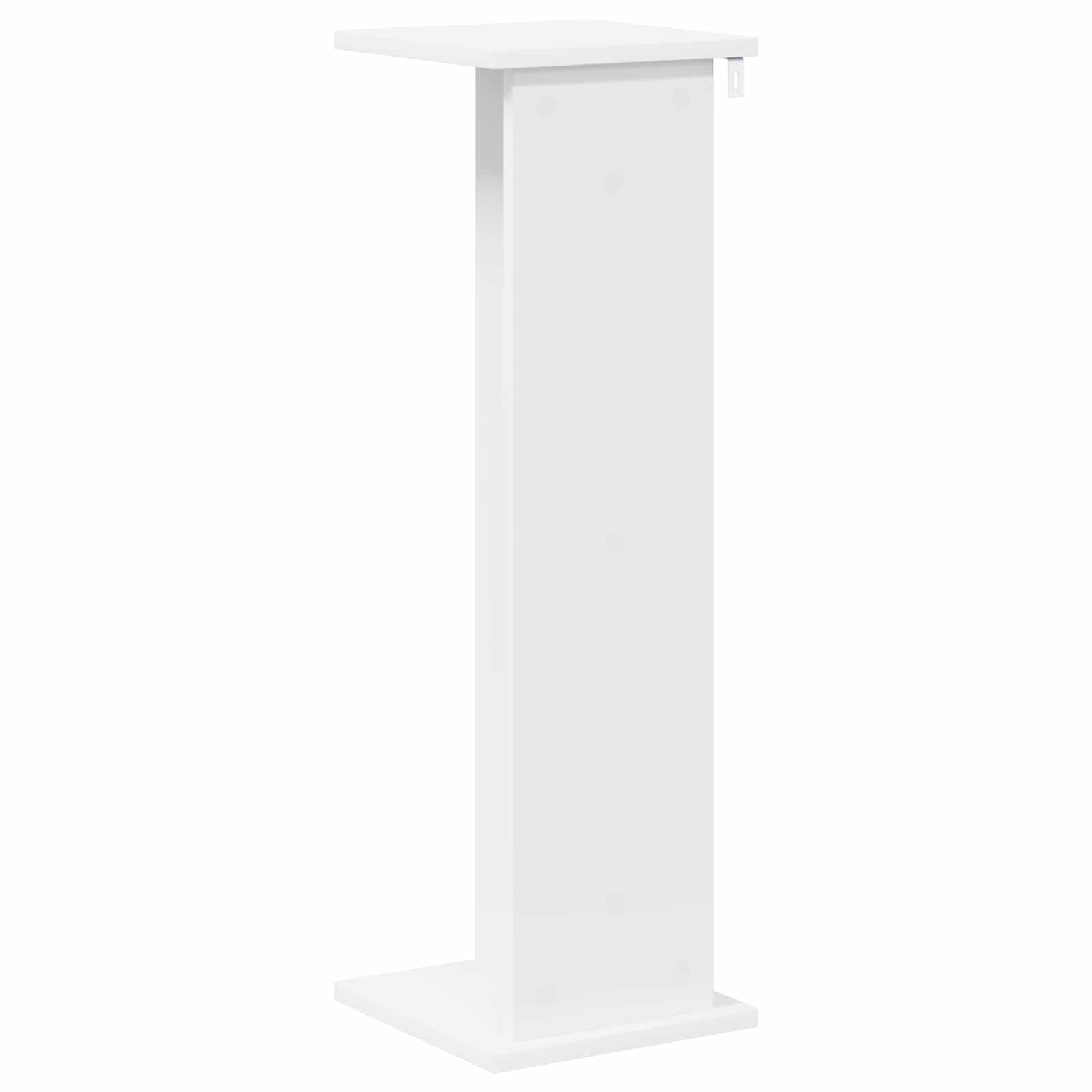 Stalak za biljke Bijeli 25 x 25,5 x 80,5 cm Konstrukcijsko drvo