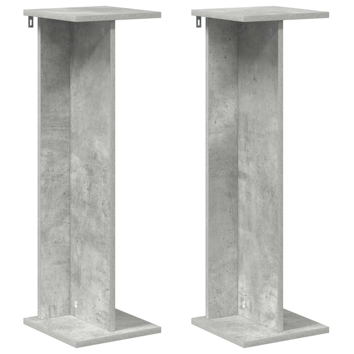 Stalak za biljke 2 pcs Betonsko Siva 25 x 25,5 x 80,5 cm