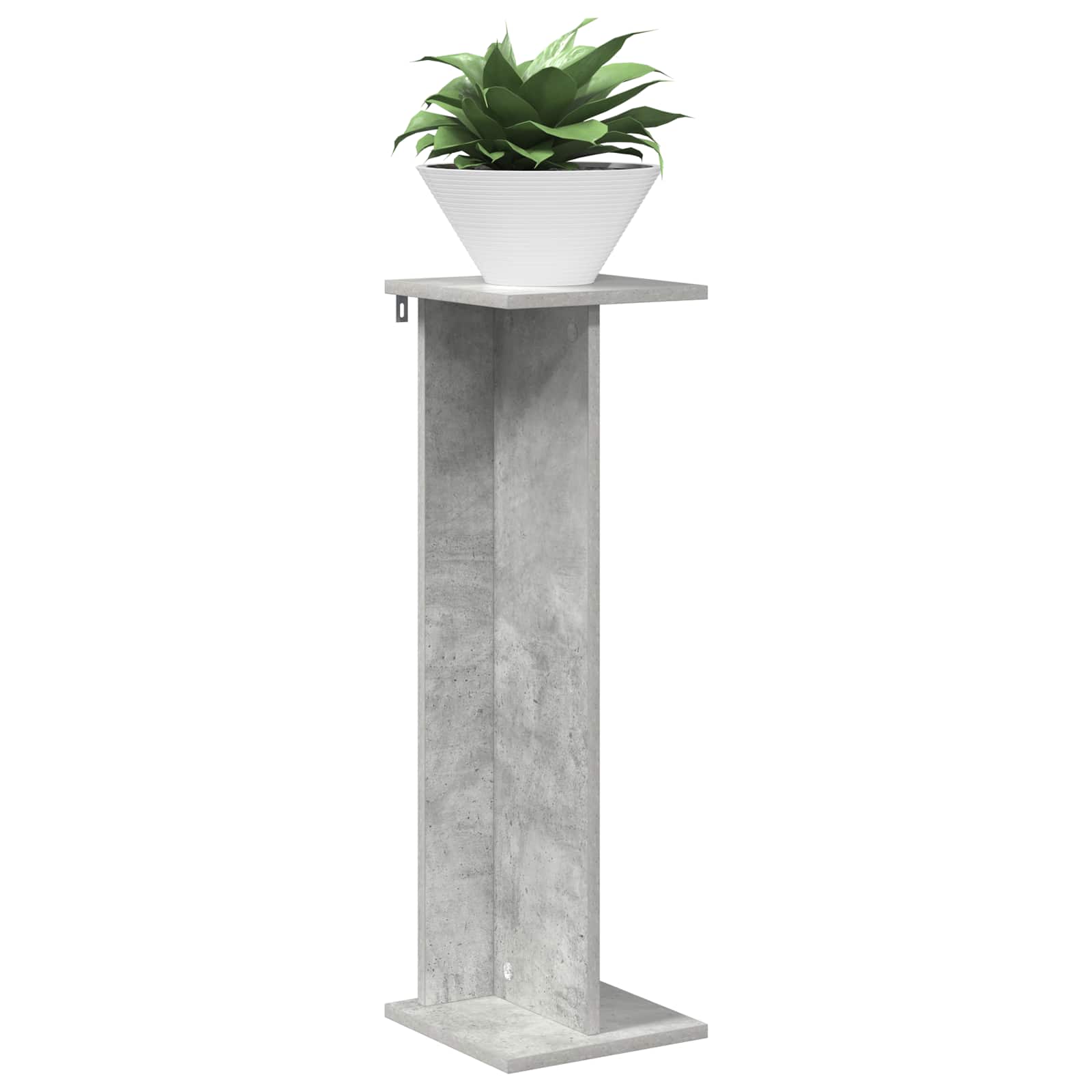 Stalak za biljke 2 pcs Betonsko Siva 25 x 25,5 x 80,5 cm