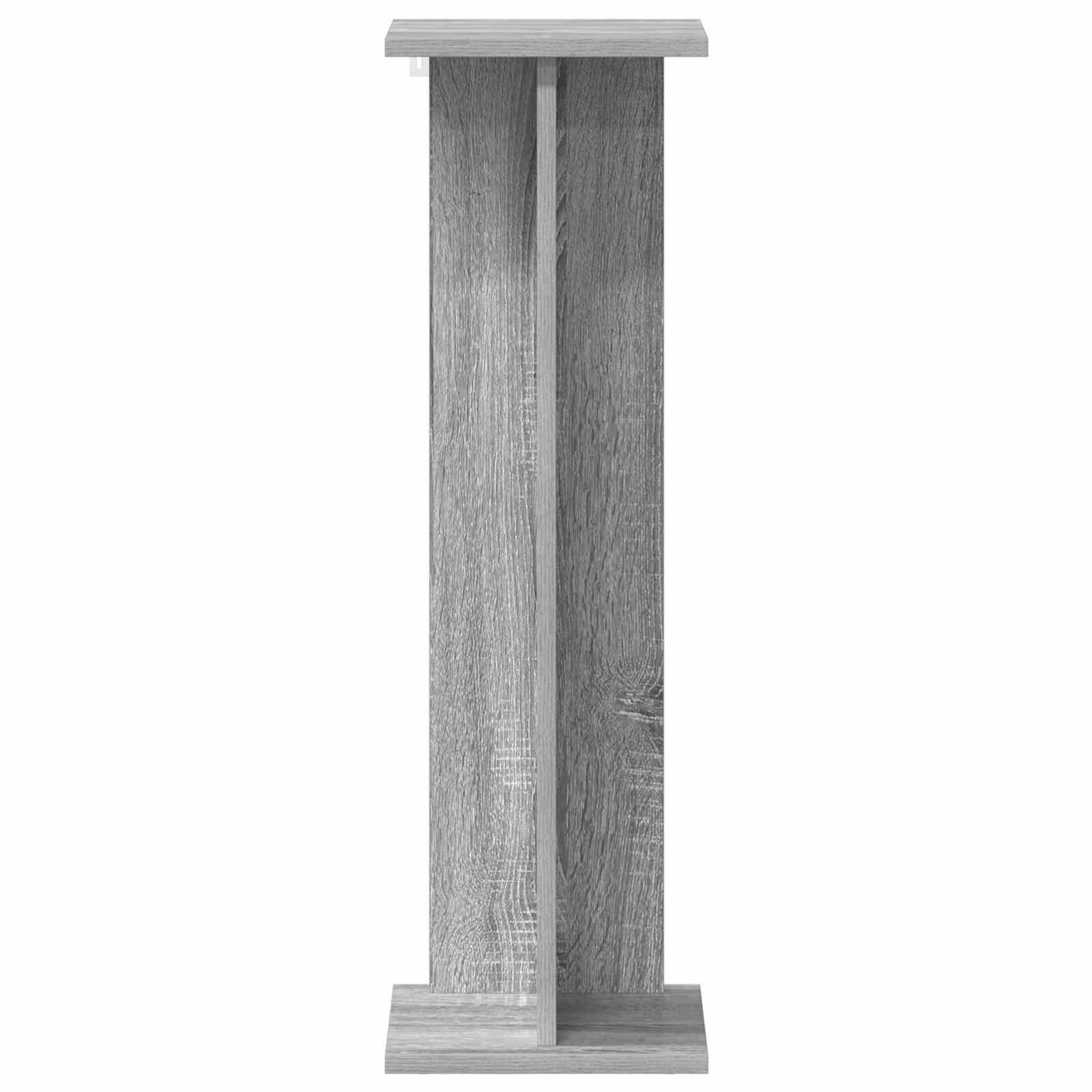Stalak za biljke 2 pcs Sivi Sonoma 25 x 25,5 x 80,5 cm