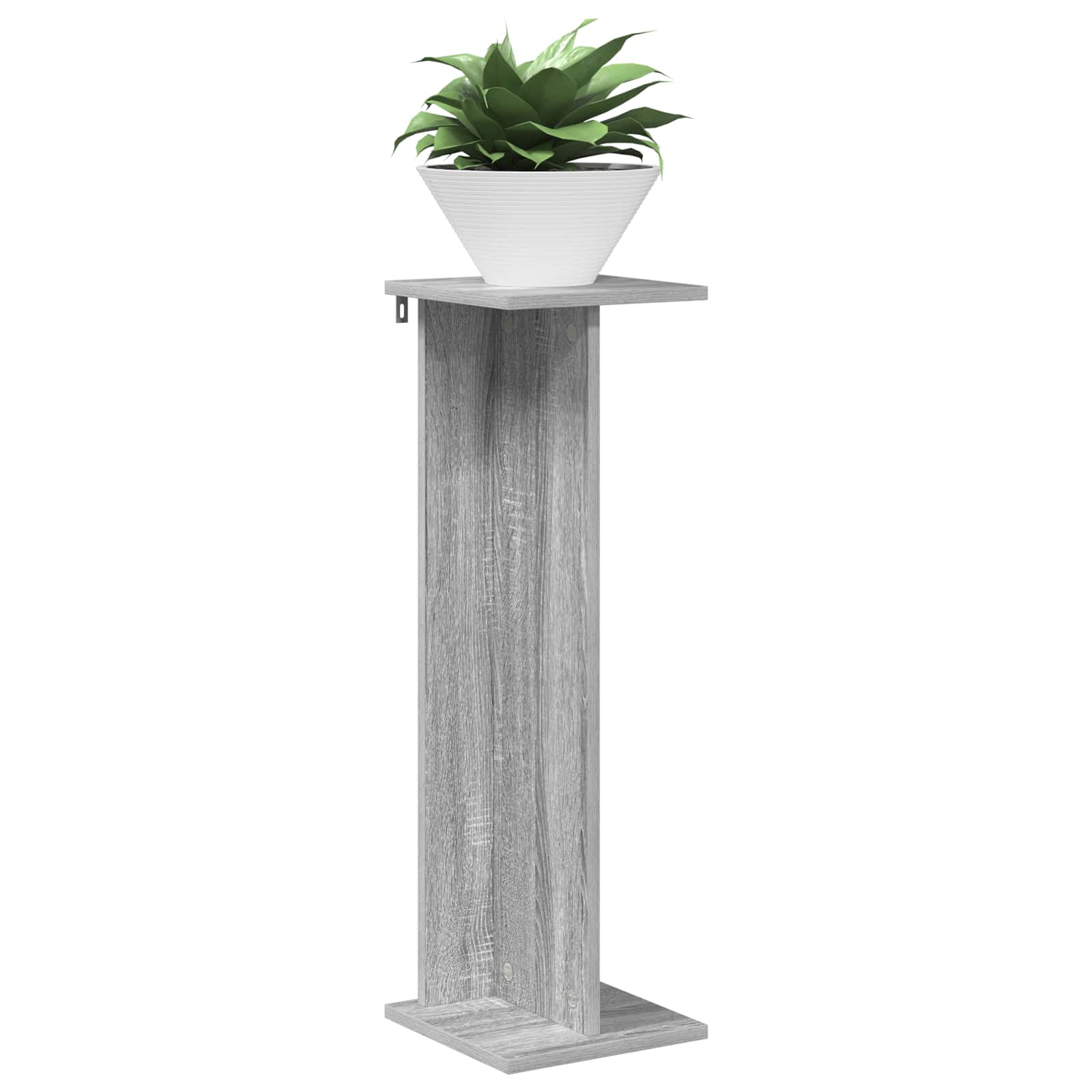 Stalak za biljke 2 pcs Sivi Sonoma 25 x 25,5 x 80,5 cm