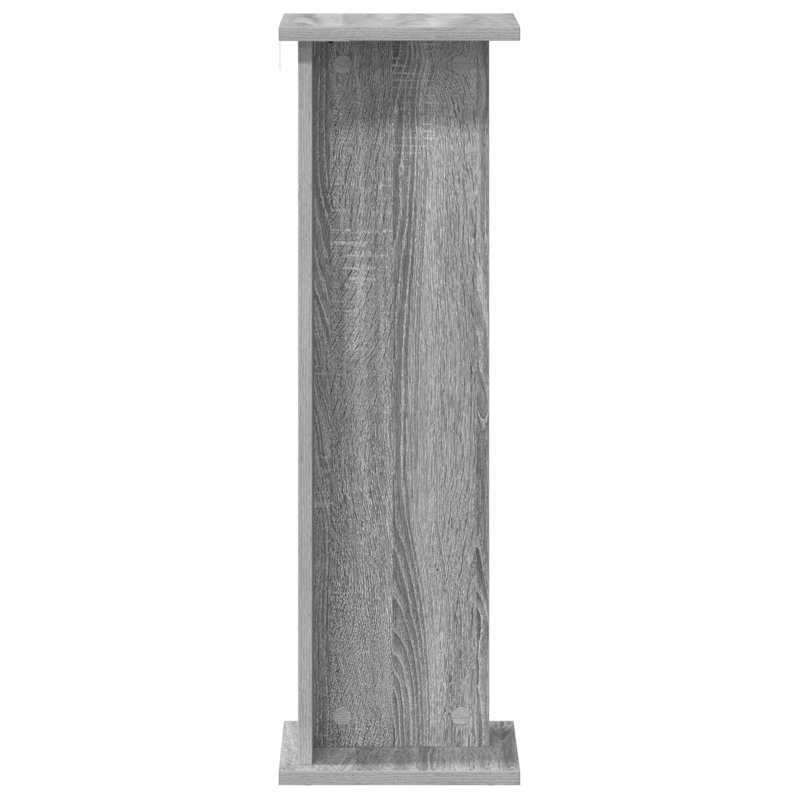 Stalak za biljke 2 pcs Sivi Sonoma 25 x 25,5 x 80,5 cm