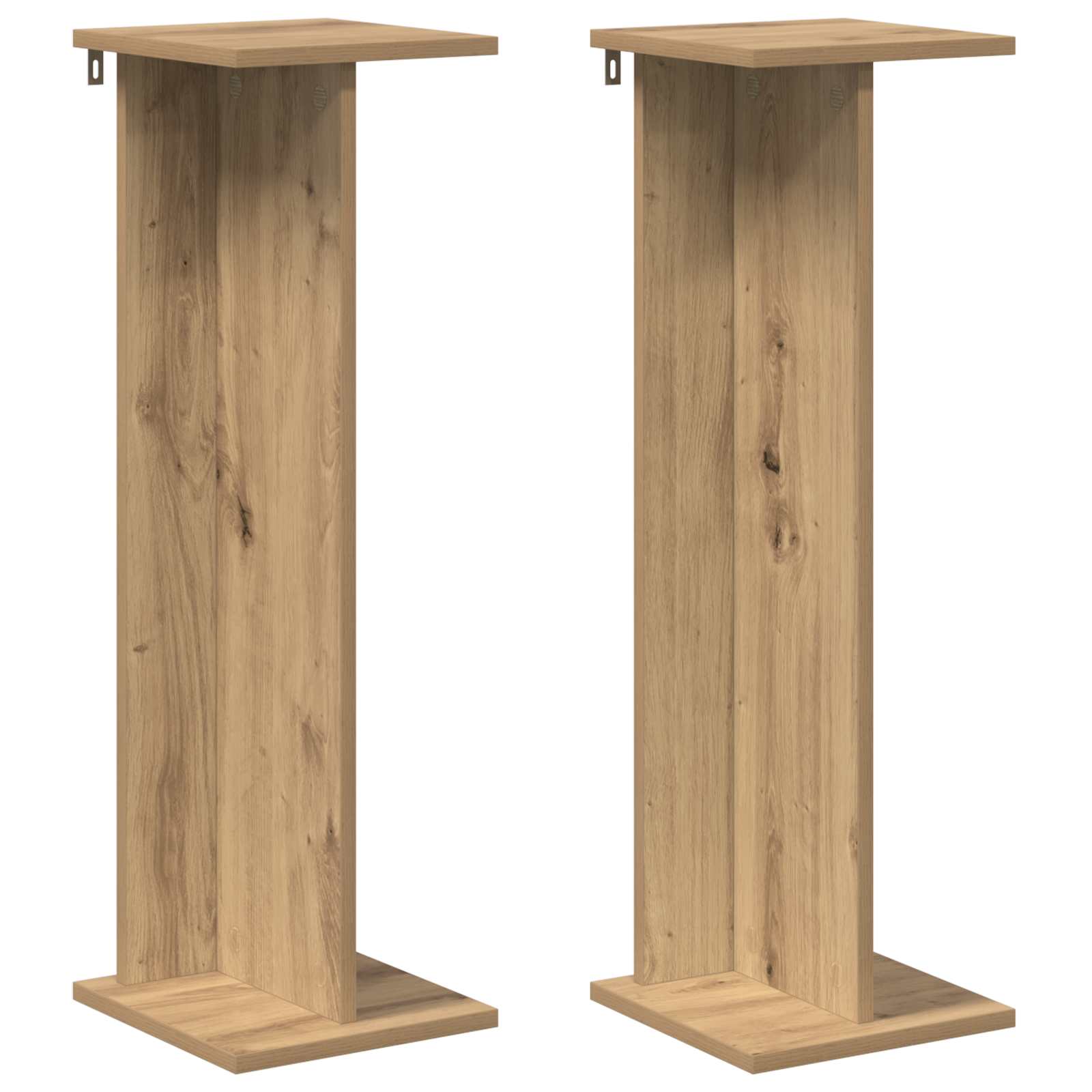 Stalak za biljke 2 pcs Zanatski Hrast 25 x 25,5 x 80,5 cm