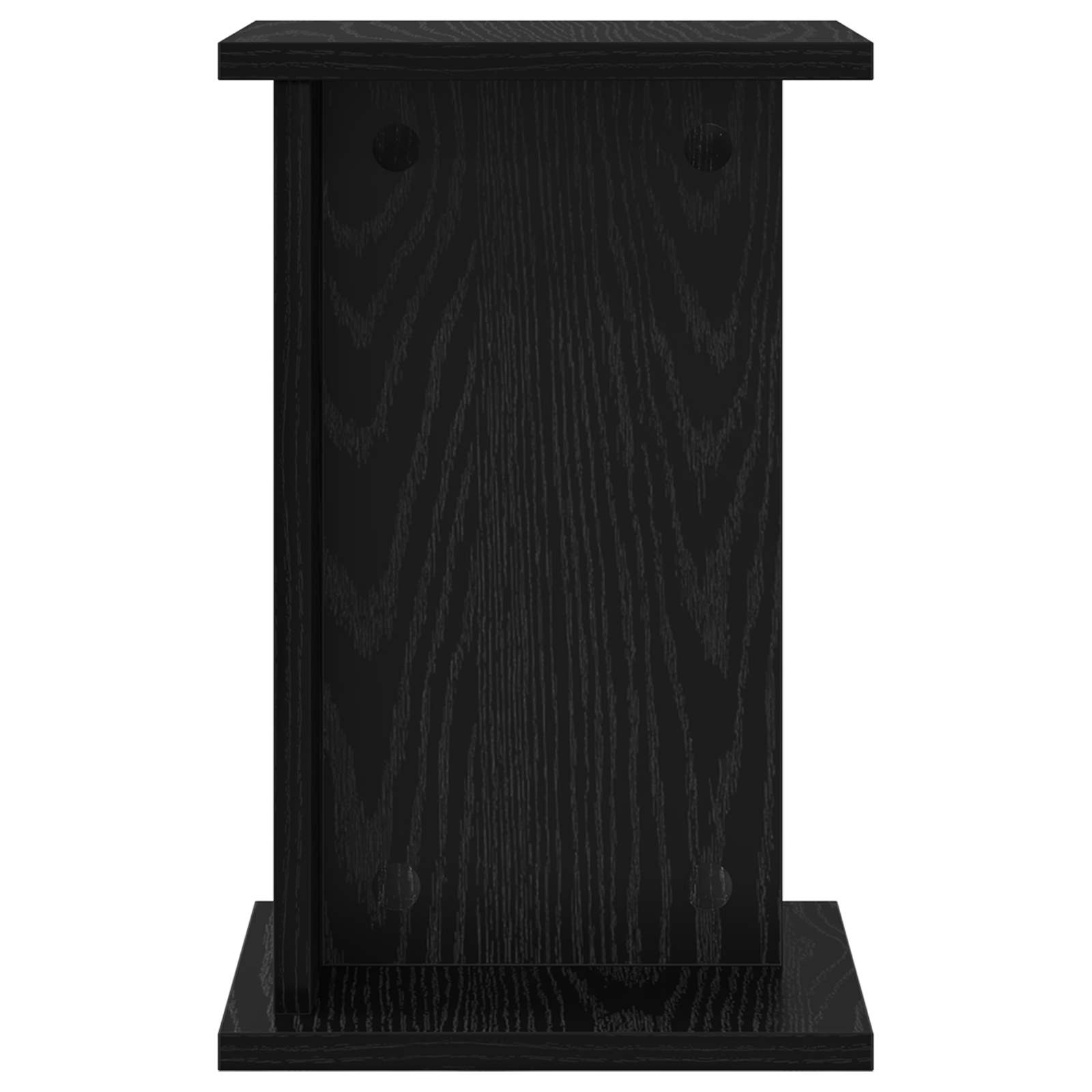 Stalak za biljke 2 pcs Crni Hrast 25 x 25,5 x 40,5 cm