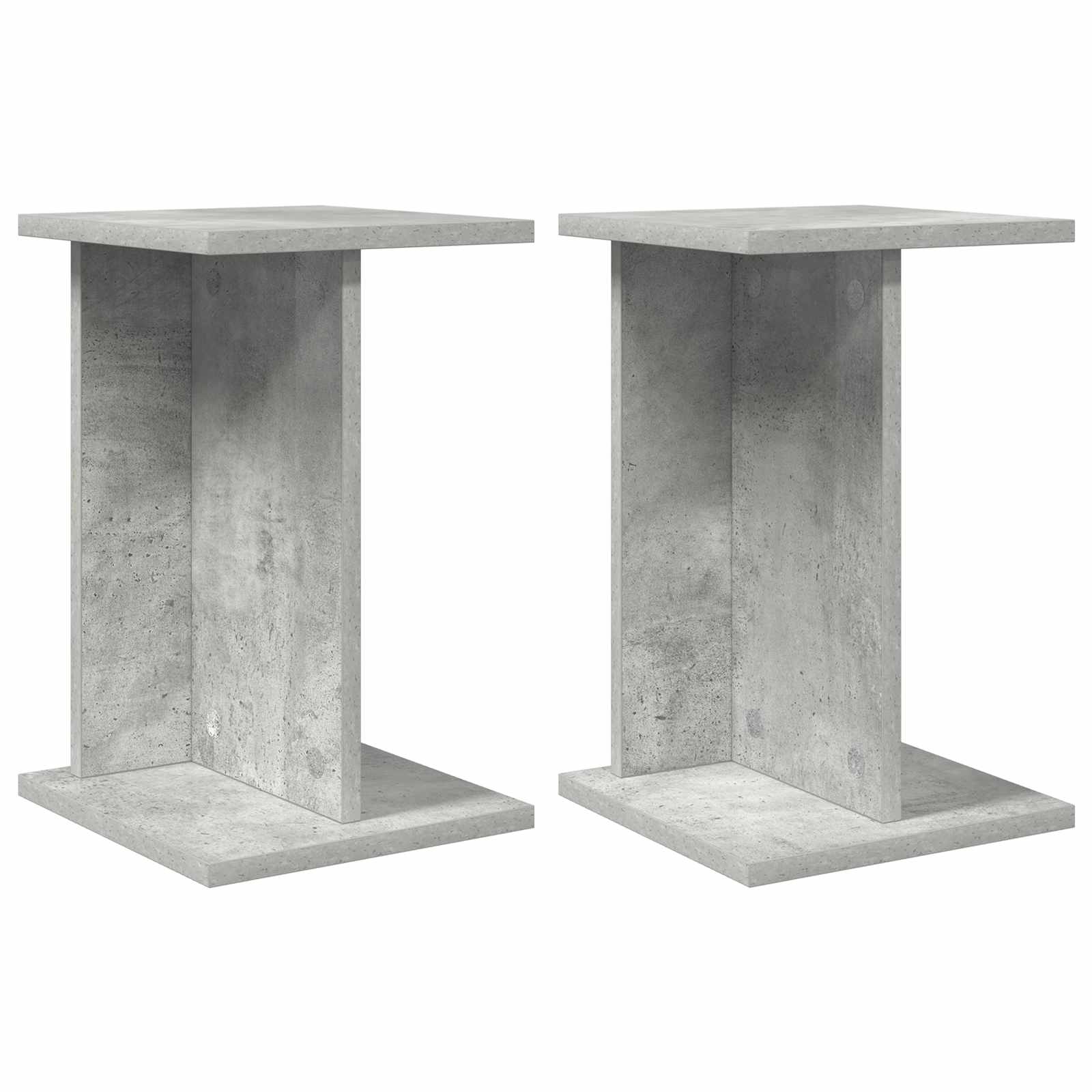 Stalak za biljke 2 pcs Betonsko Siva 25 x 25,5 x 40,5 cm