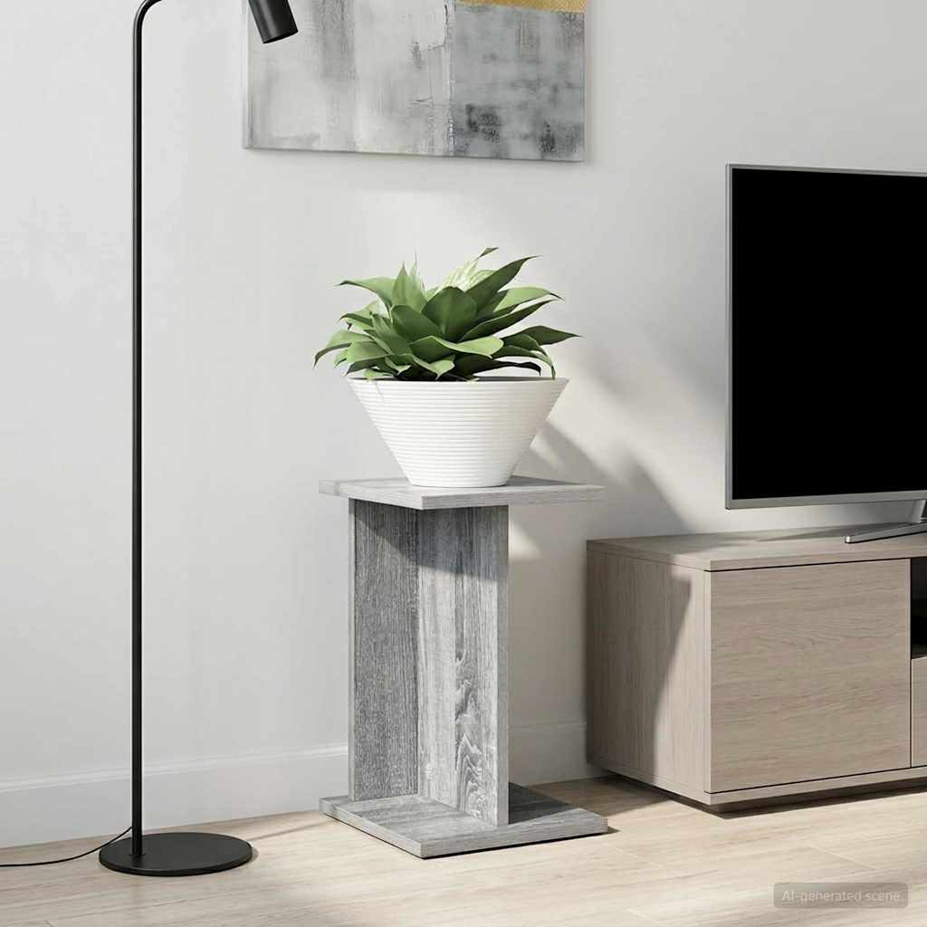 Stalak za biljke 2 pcs Sivi Sonoma 25 x 25,5 x 40,5 cm