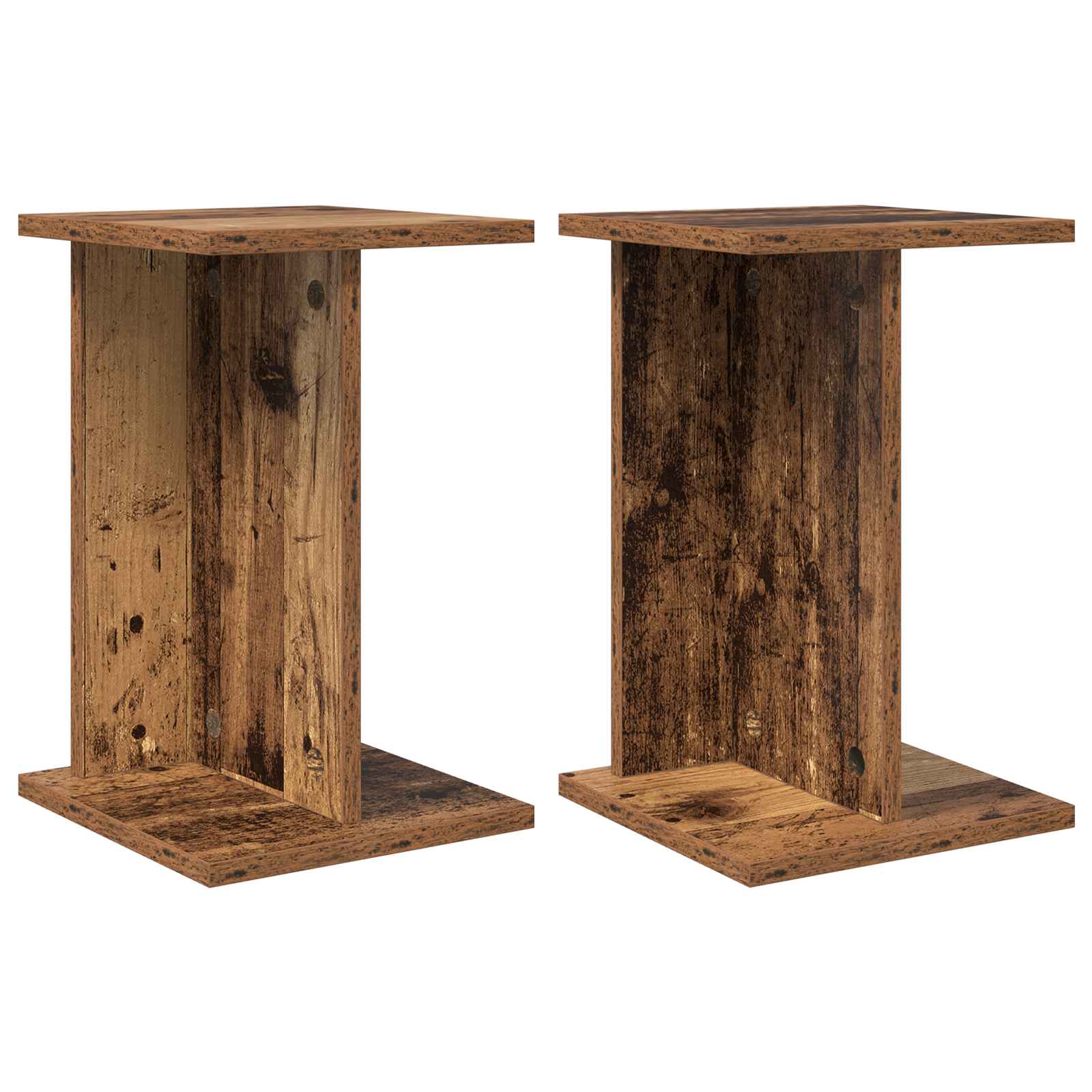 Stalak za biljke 2 pcs Staro drvo 25 x 25,5 x 40,5 cm