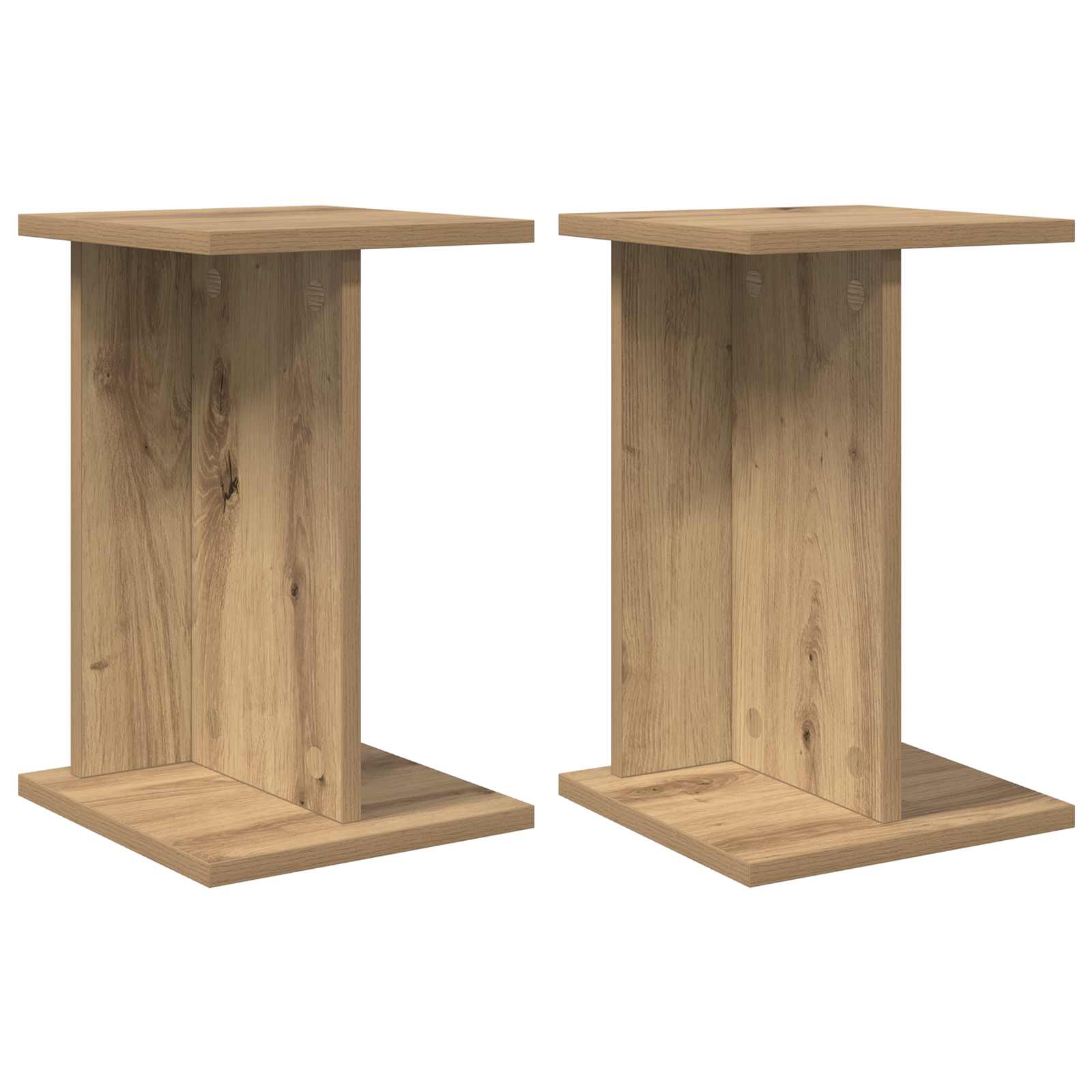 Stalak za biljke 2 pcs Zanatski Hrast 25 x 25,5 x 40,5 cm