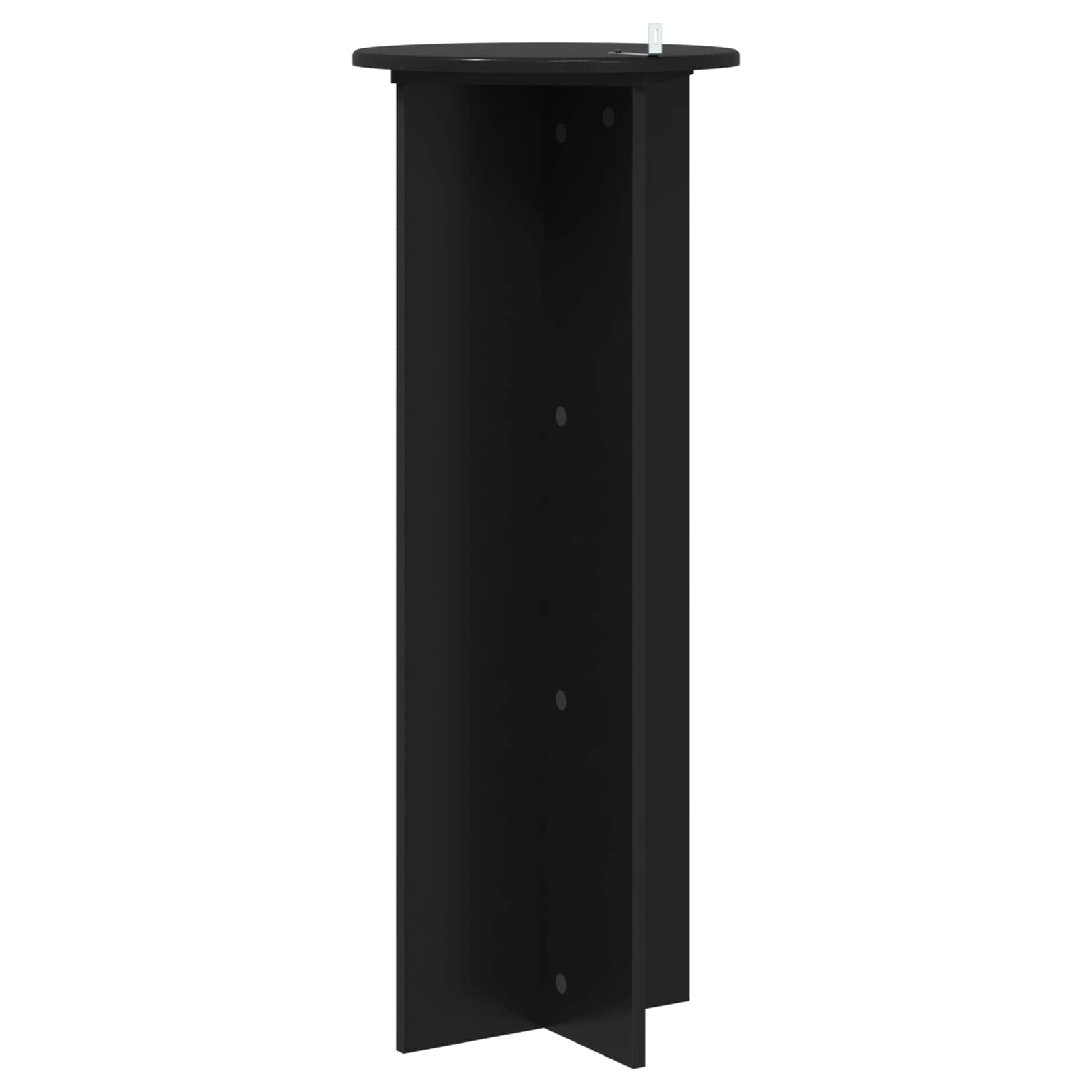 Stalak za biljke 2 pcs Crna Ø40 x 100 cm Konstruirano drvo