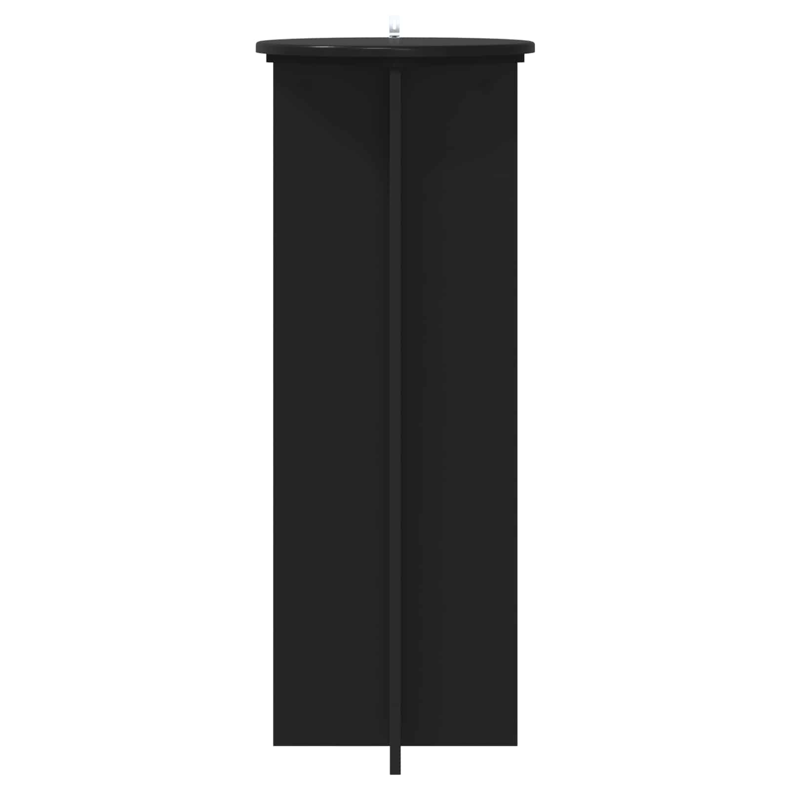 Stalak za biljke 2 pcs Crna Ø40 x 100 cm Konstruirano drvo
