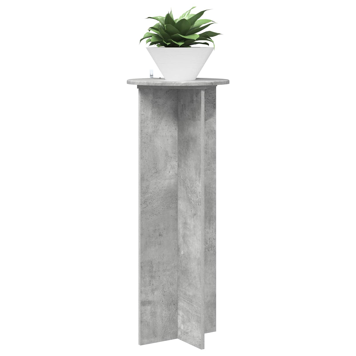 Stalak za biljke 2 pcs Betonska siva Ø40 x 100 cm