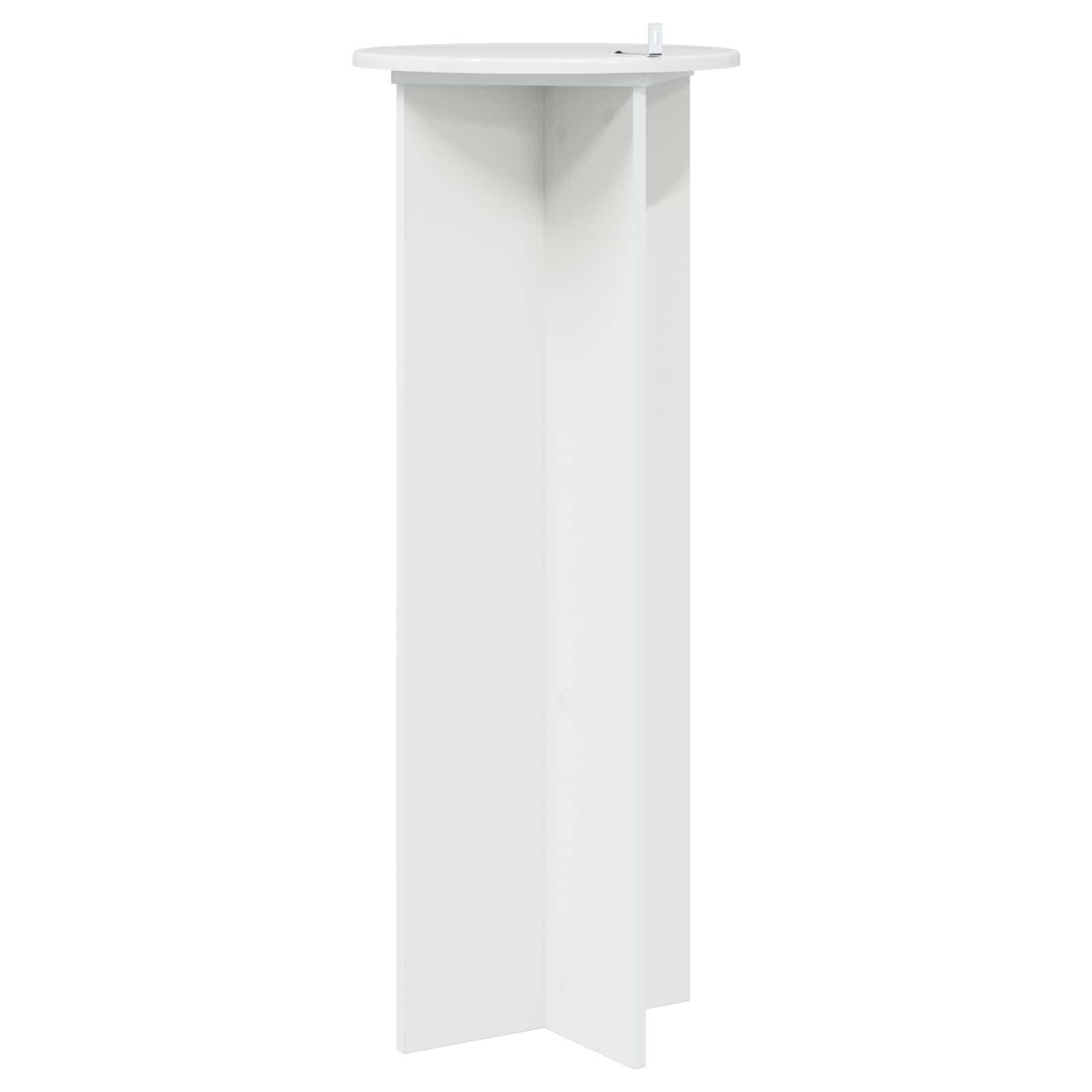 Stalak za biljke 2 pcs Bijela visokog sjaja Ø40 x 100 cm