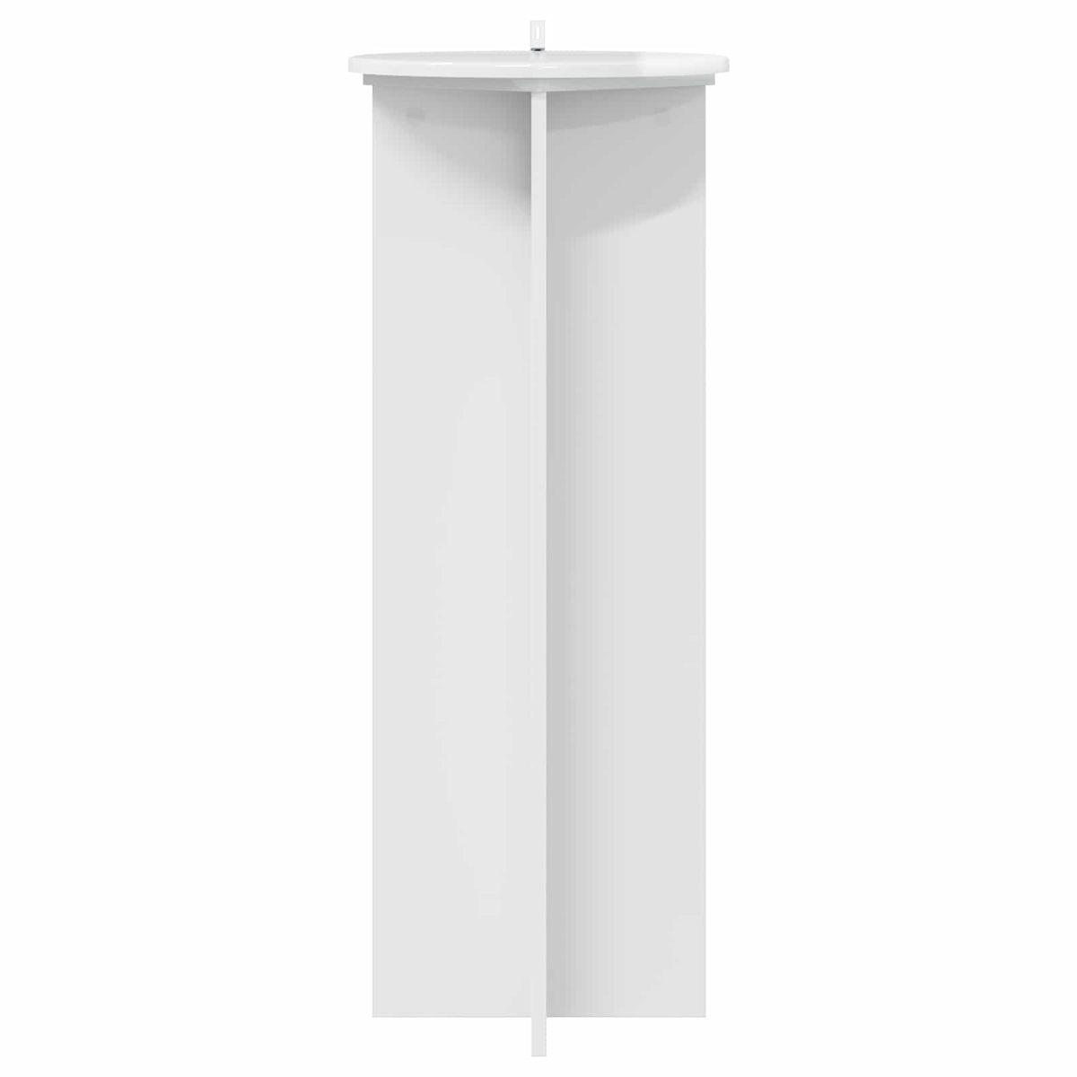 Stalak za biljke 2 pcs Bijela visokog sjaja Ø40 x 100 cm