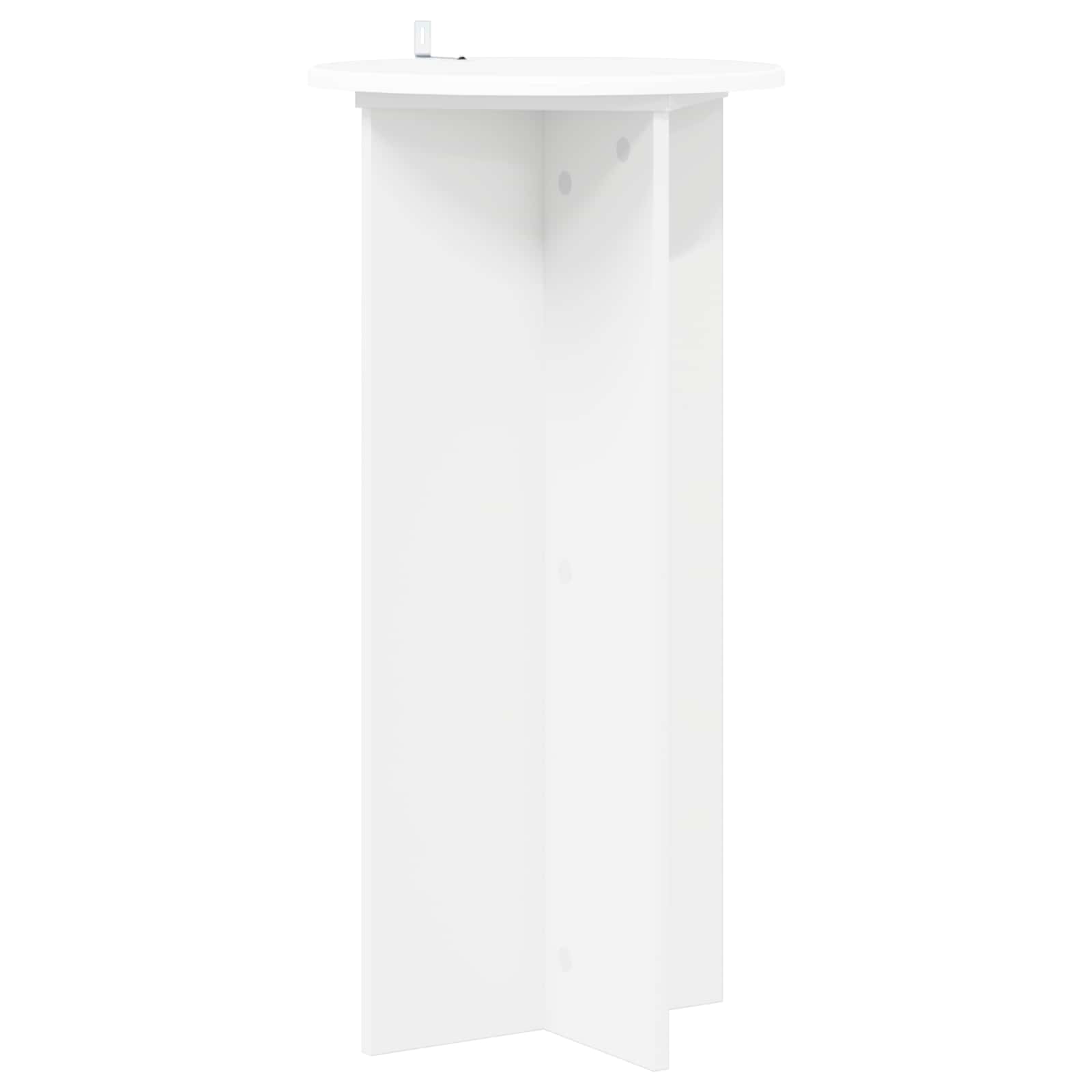 Stalak za biljke 2 pcs Bijela Ø40 x 80 cm Konstruirano drvo