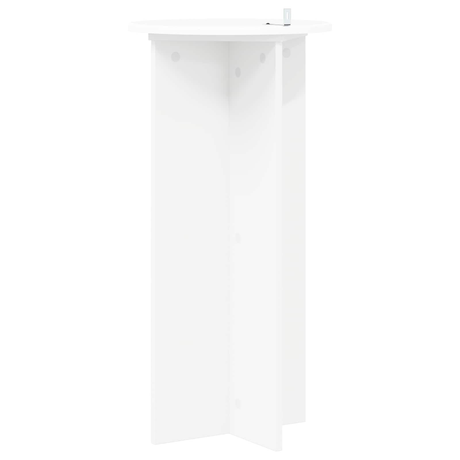 Stalak za biljke 2 pcs Bijela Ø40 x 80 cm Konstruirano drvo