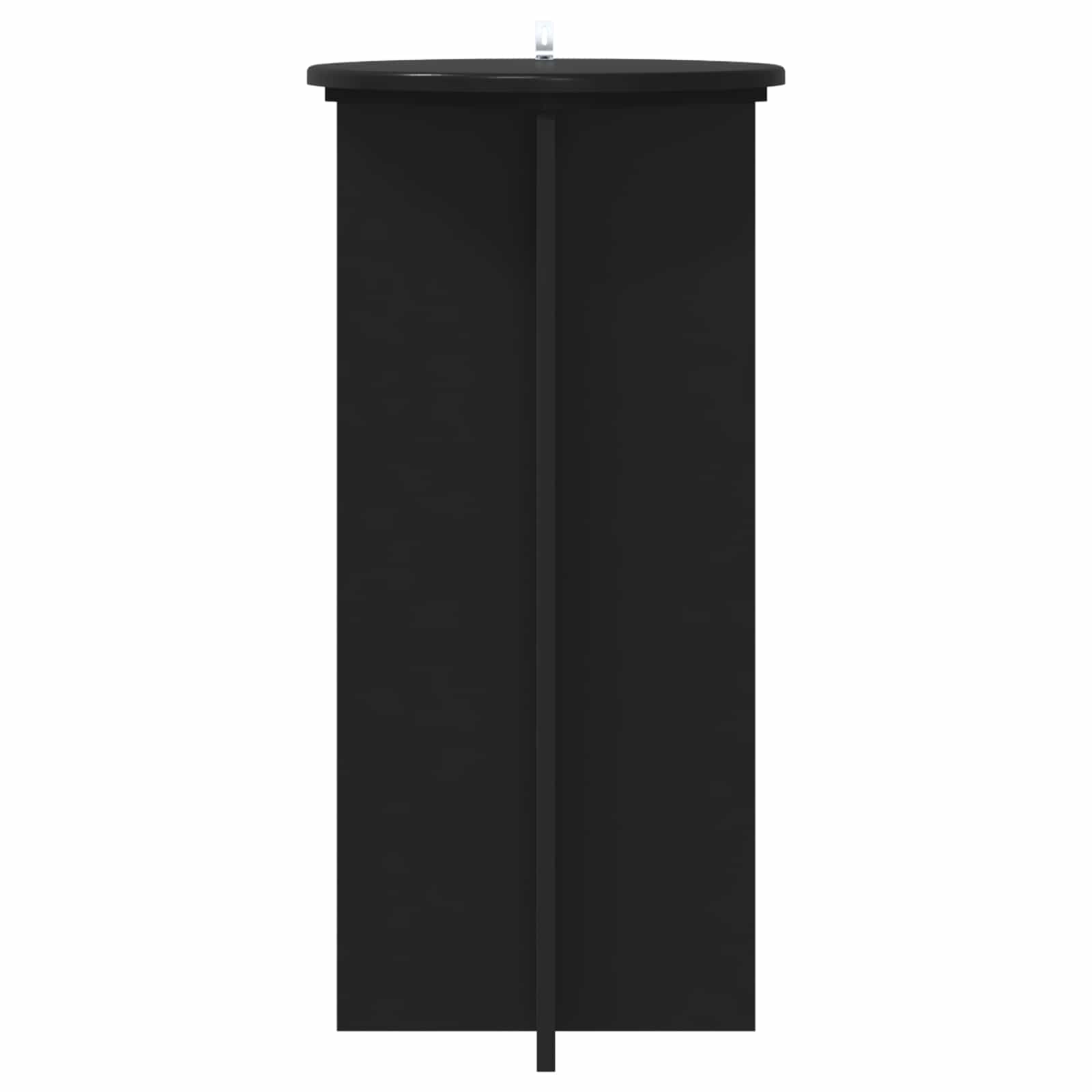 Stalak za biljke 2 pcs Crna 40 x 40 x 80 cm Konstruirano drvo