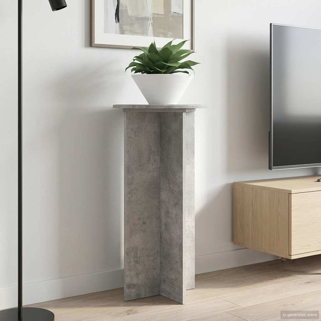 Stalak za biljke 2 pcs Betonska siva 40 x 40 x 80 cm