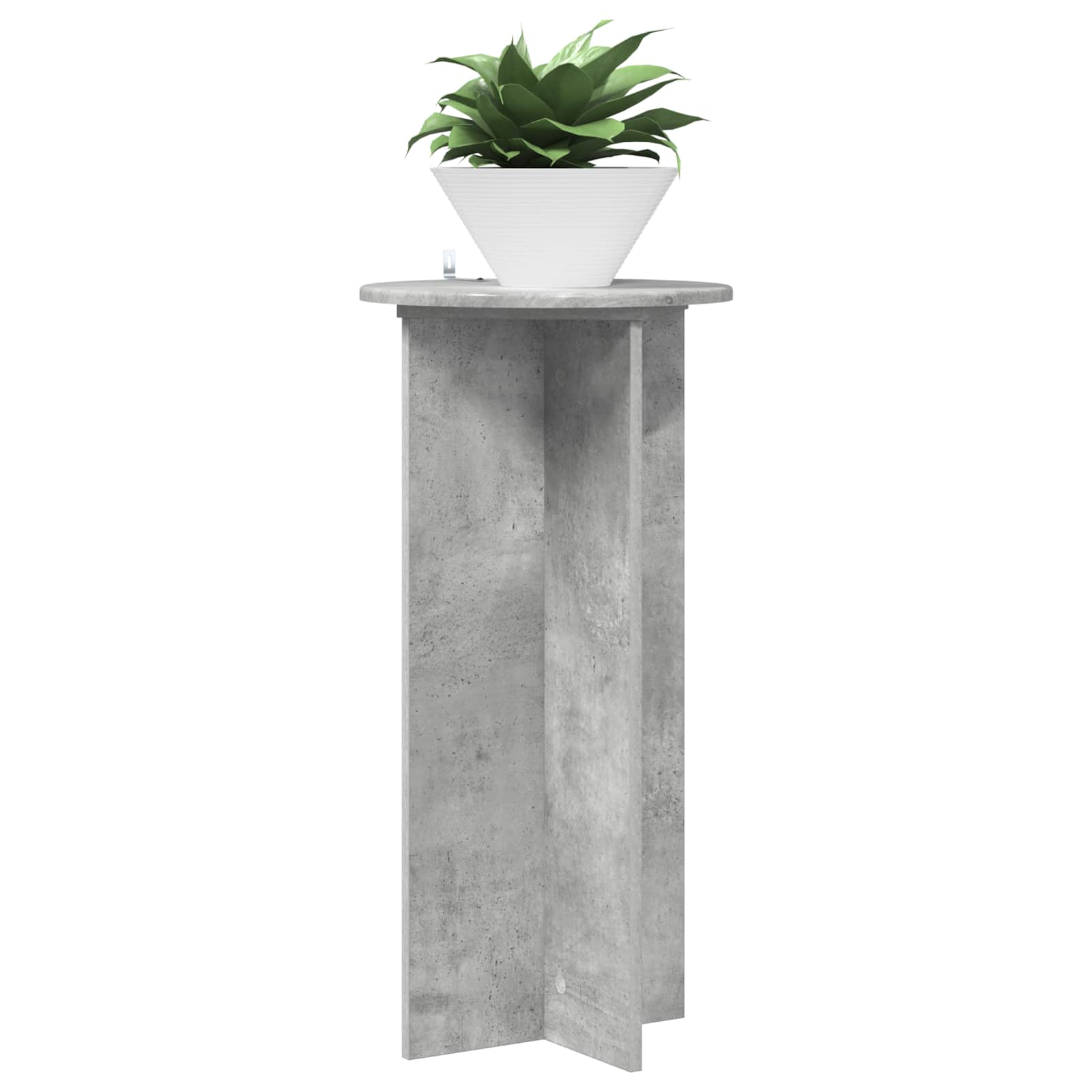 Stalak za biljke 2 pcs Betonska siva 40 x 40 x 80 cm