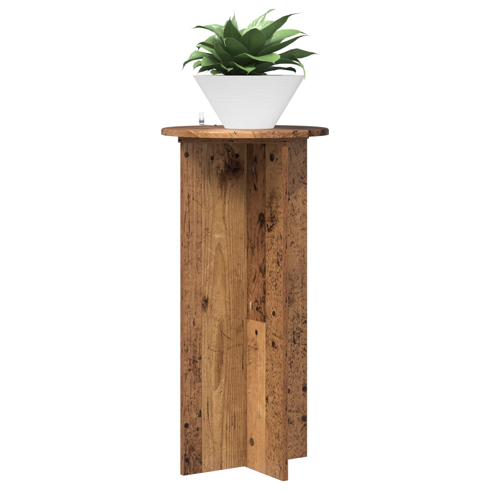 Stalak za biljke 2 pcs Staro drvo 40 x 40 x 80 cm