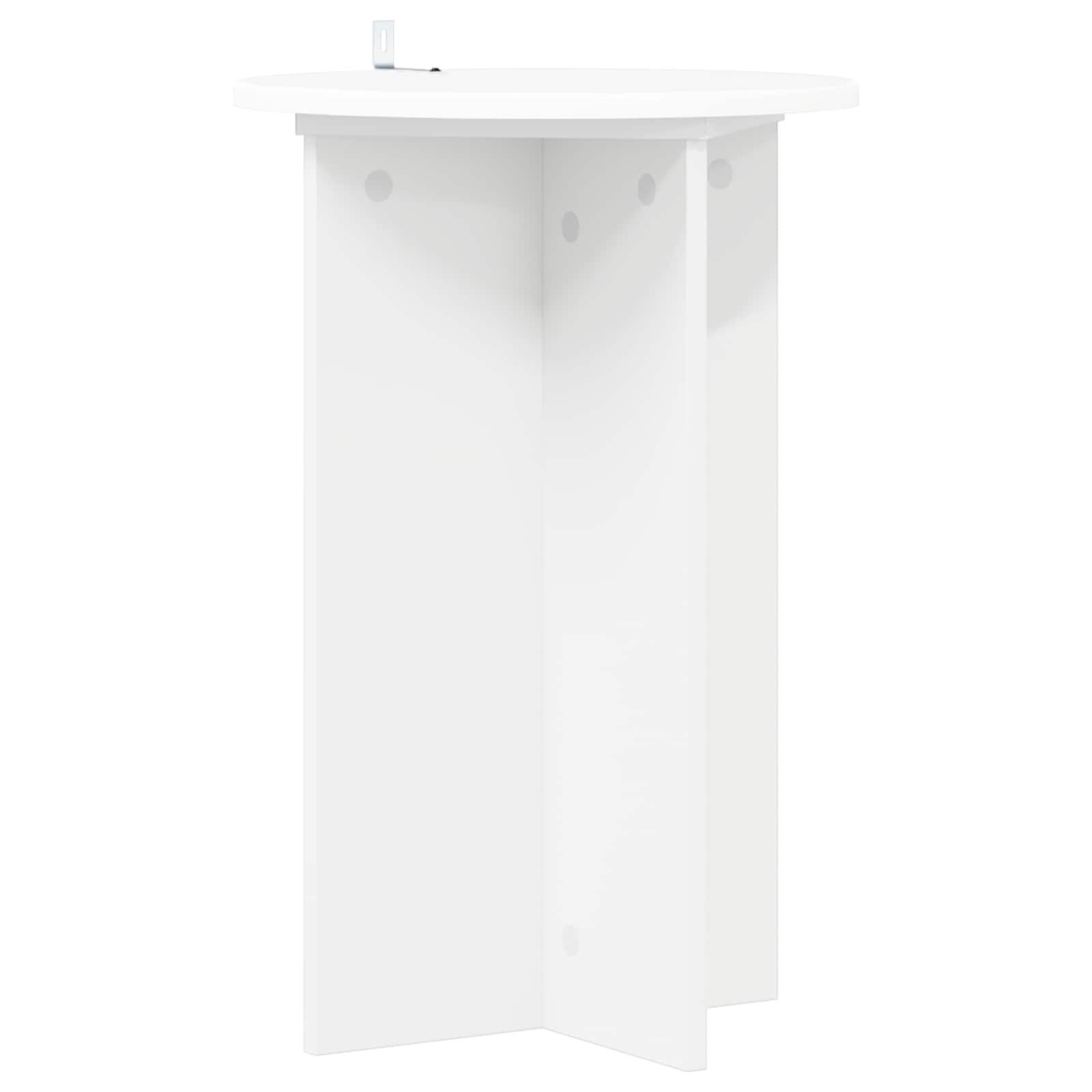 Stalak za biljke 2 pcs Bijela Ø40 x 60 cm Konstruirano drvo