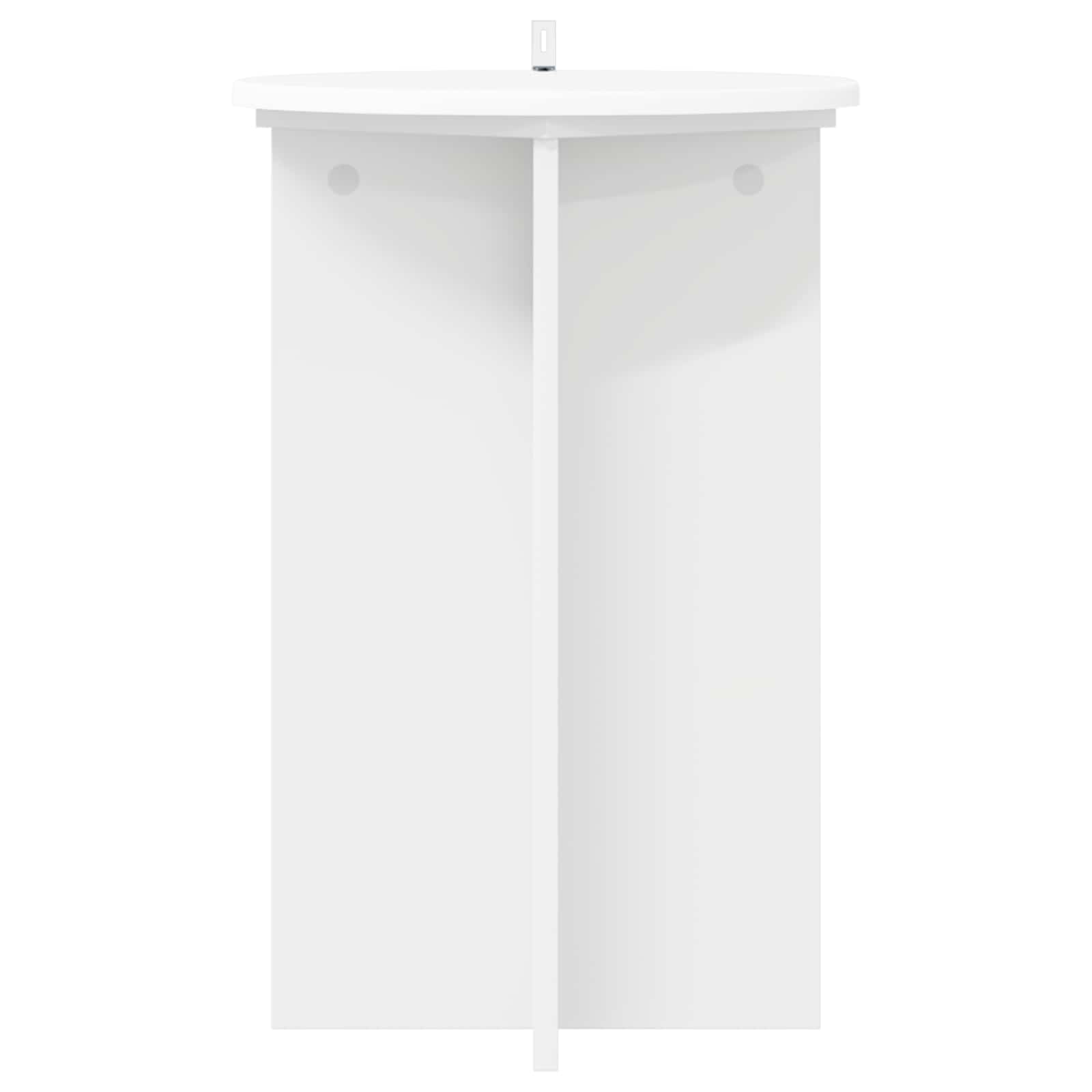 Stalak za biljke 2 pcs Bijela Ø40 x 60 cm Konstruirano drvo