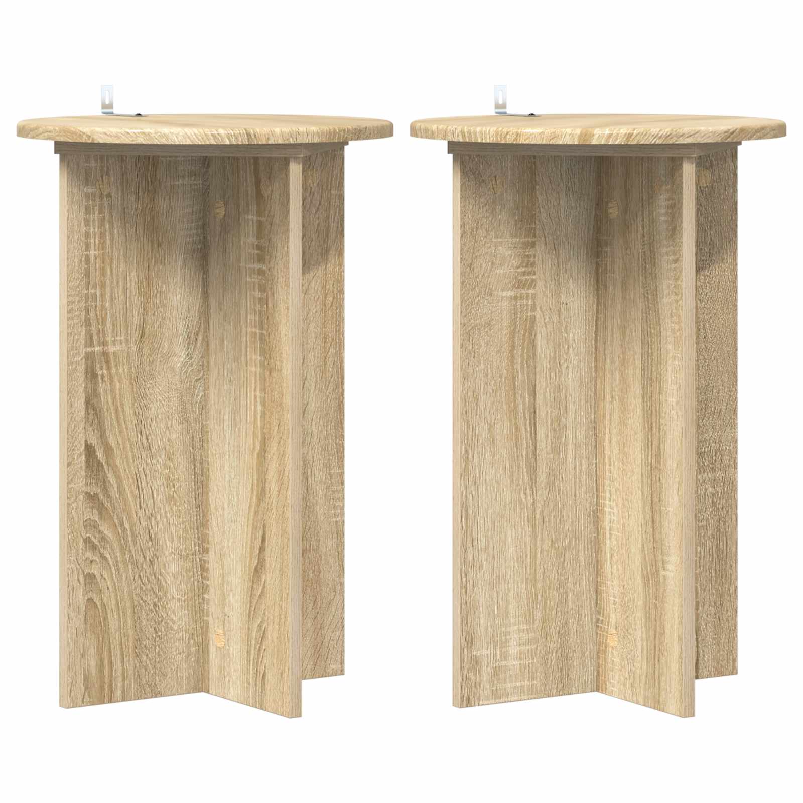 Stalak za biljke 2 pcs Hrast sonoma Ø40 x 60 cm