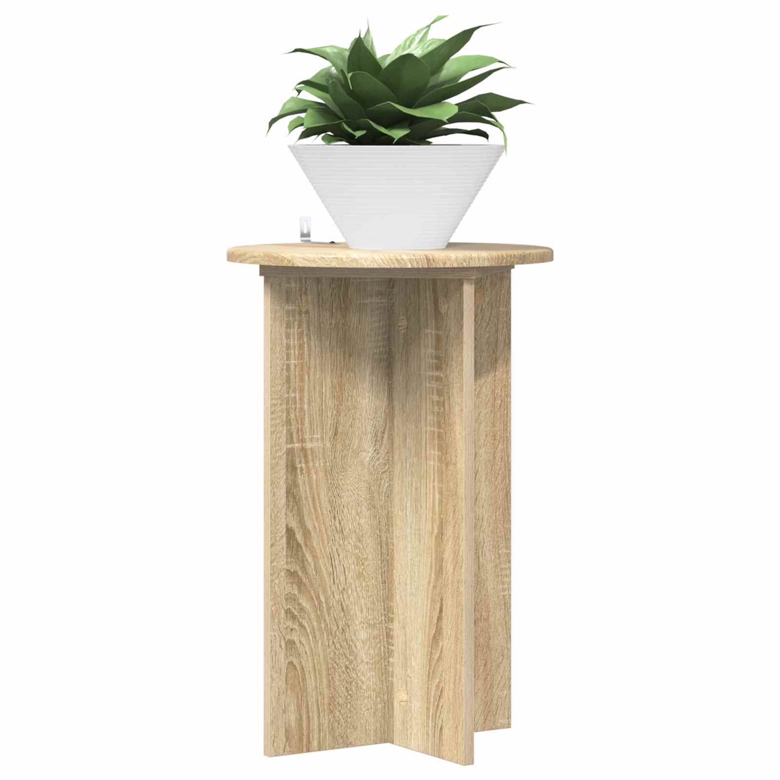 Stalak za biljke 2 pcs Hrast sonoma Ø40 x 60 cm