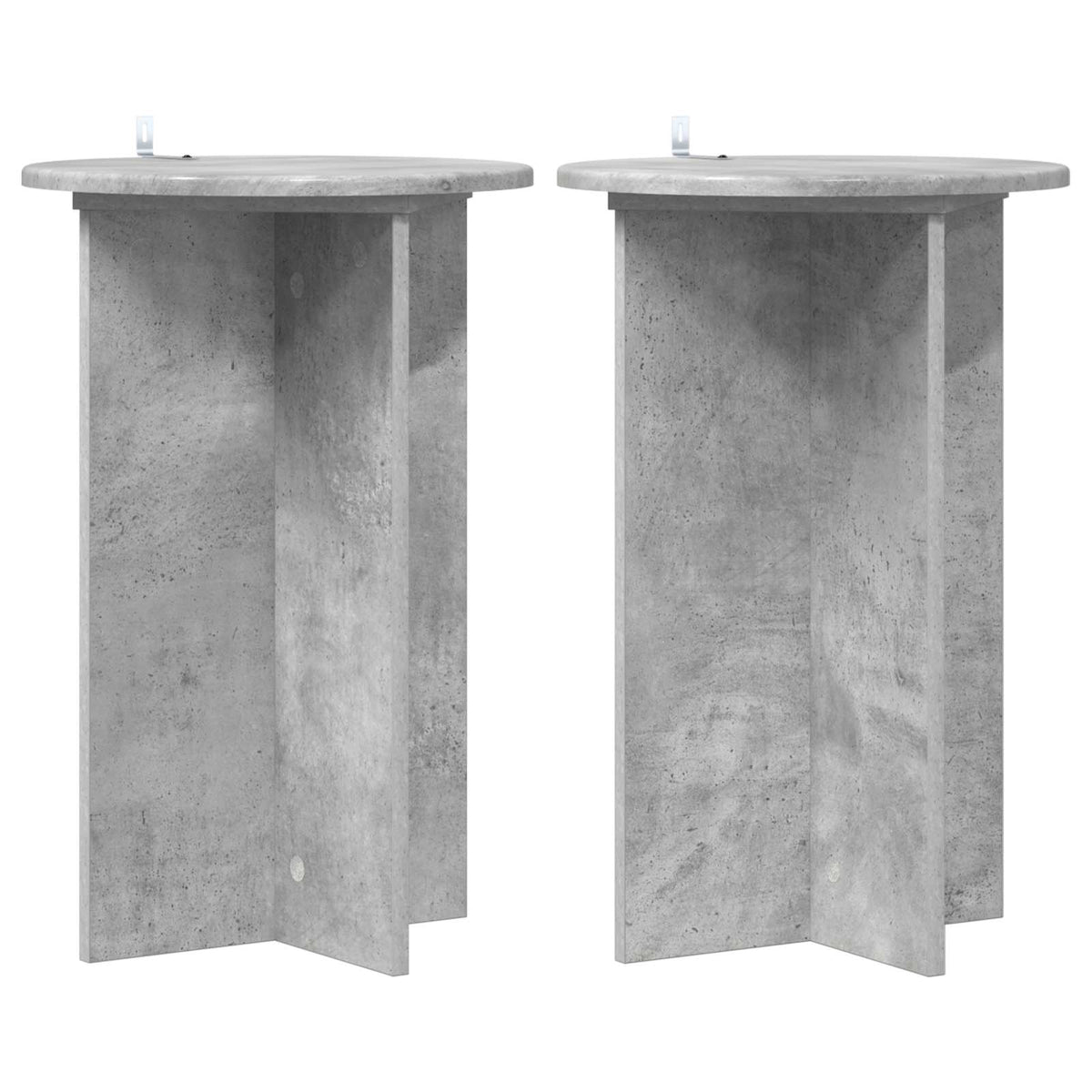 Stalak za biljke 2 pcs Betonska siva Ø40 x 60 cm
