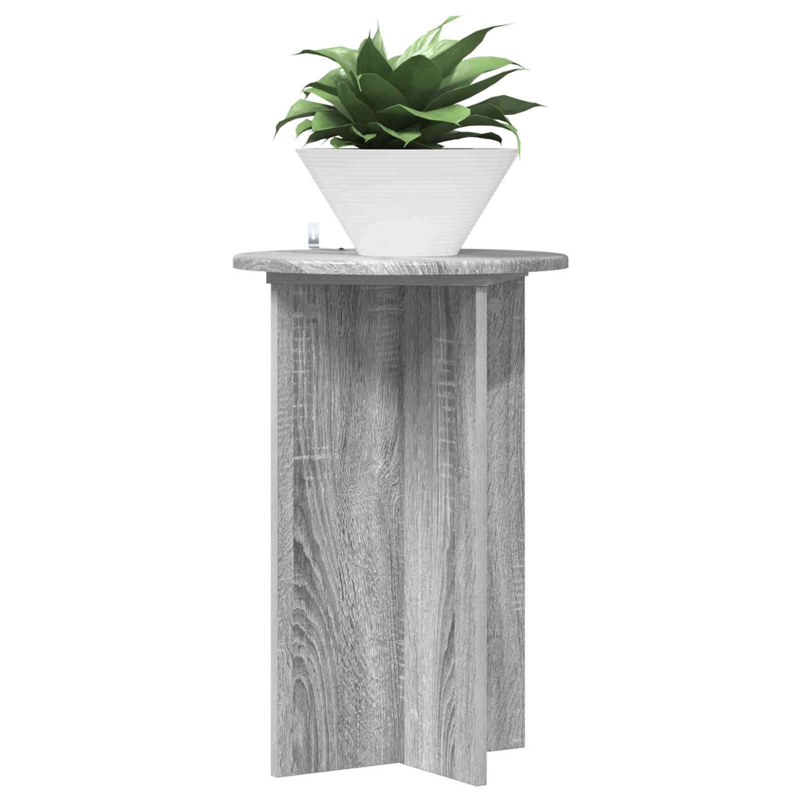 Stalak za biljke 2 pcs Siva sonoma Ø40 x 60 cm