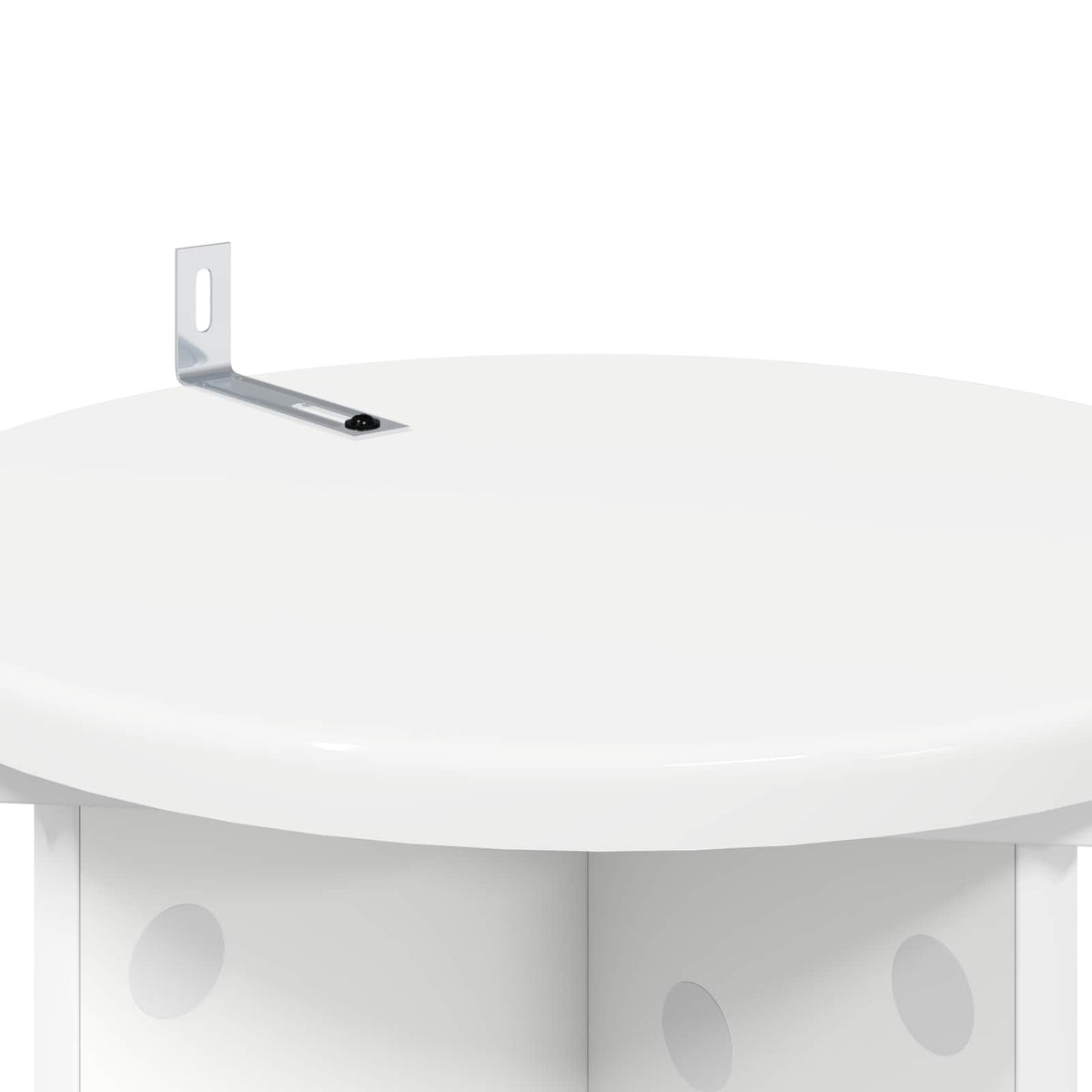 Stalak za biljke 2 pcs Bijela Ø29,5 x 60 cm Konstruirano drvo