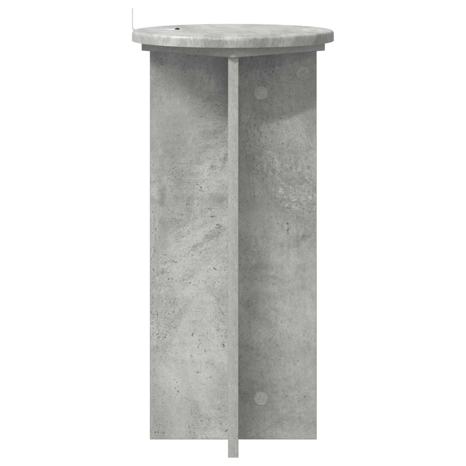 Stalak za biljke 2 pcs Betonska siva 29,5 x 29,5 x 60 cm