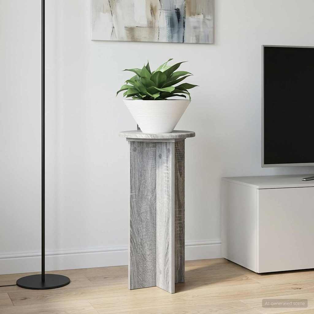 Stalak za biljke 2 pcs Siva sonoma 29,5 x 29,5 x 60 cm