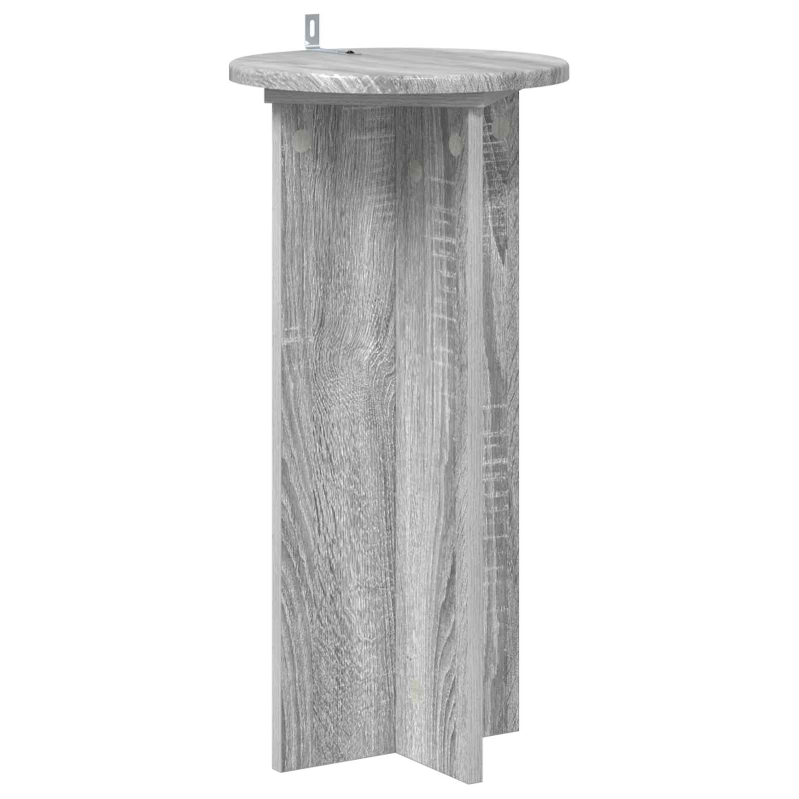 Stalak za biljke 2 pcs Siva sonoma 29,5 x 29,5 x 60 cm