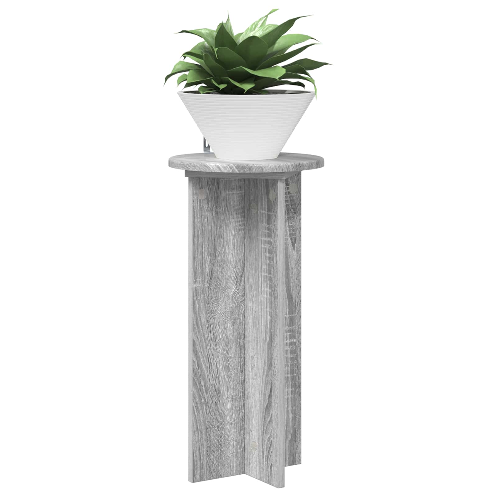 Stalak za biljke 2 pcs Siva sonoma 29,5 x 29,5 x 60 cm