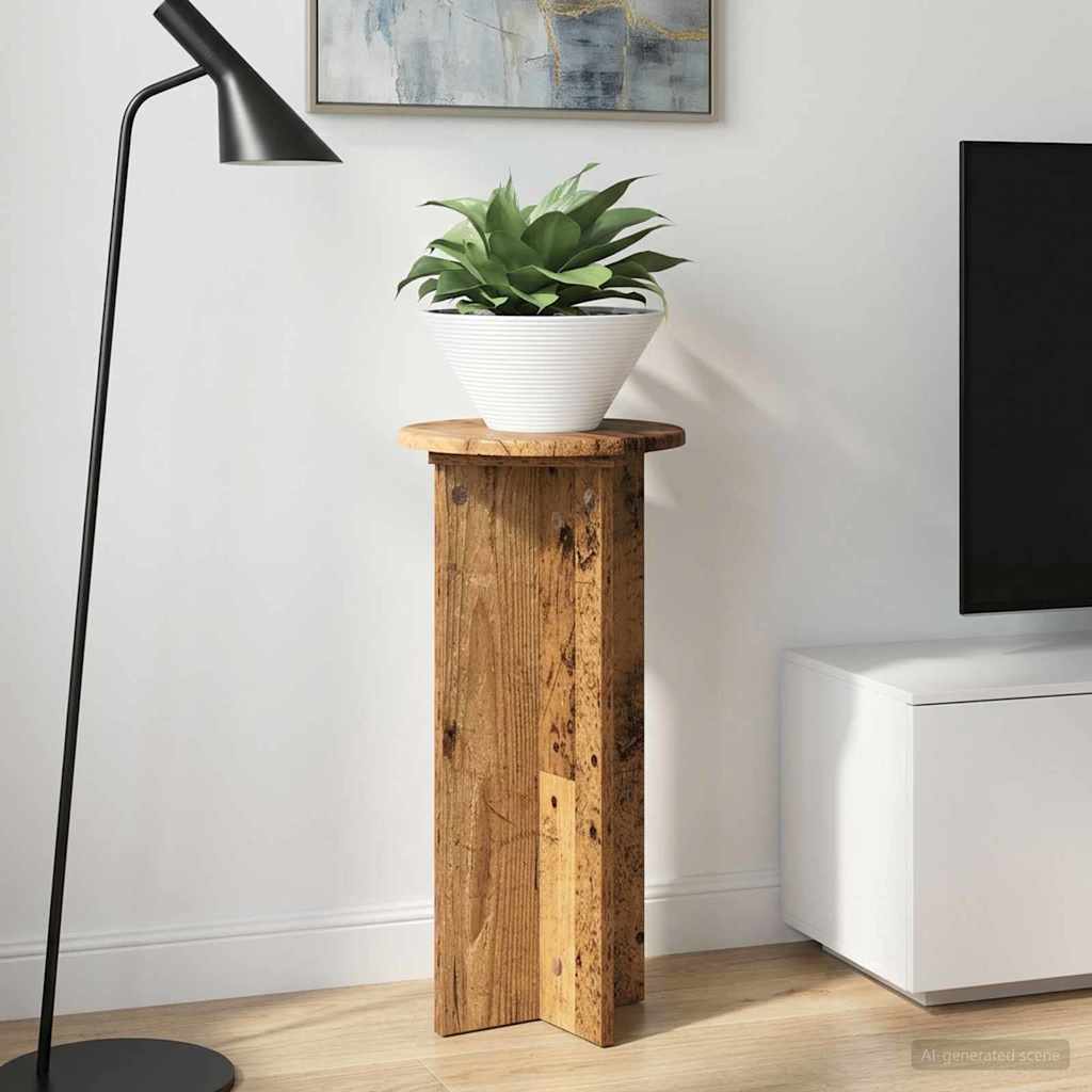 Stalak za biljke 2 pcs Staro drvo 29,5 x 29,5 x 60 cm