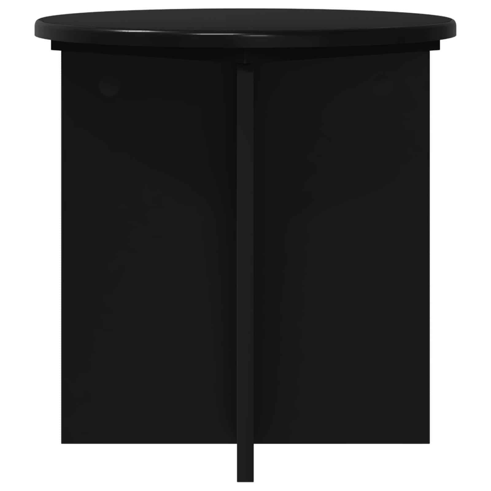 Stalak za biljke 2 pcs Crna 40 x 40 x 40 cm Konstruirano drvo