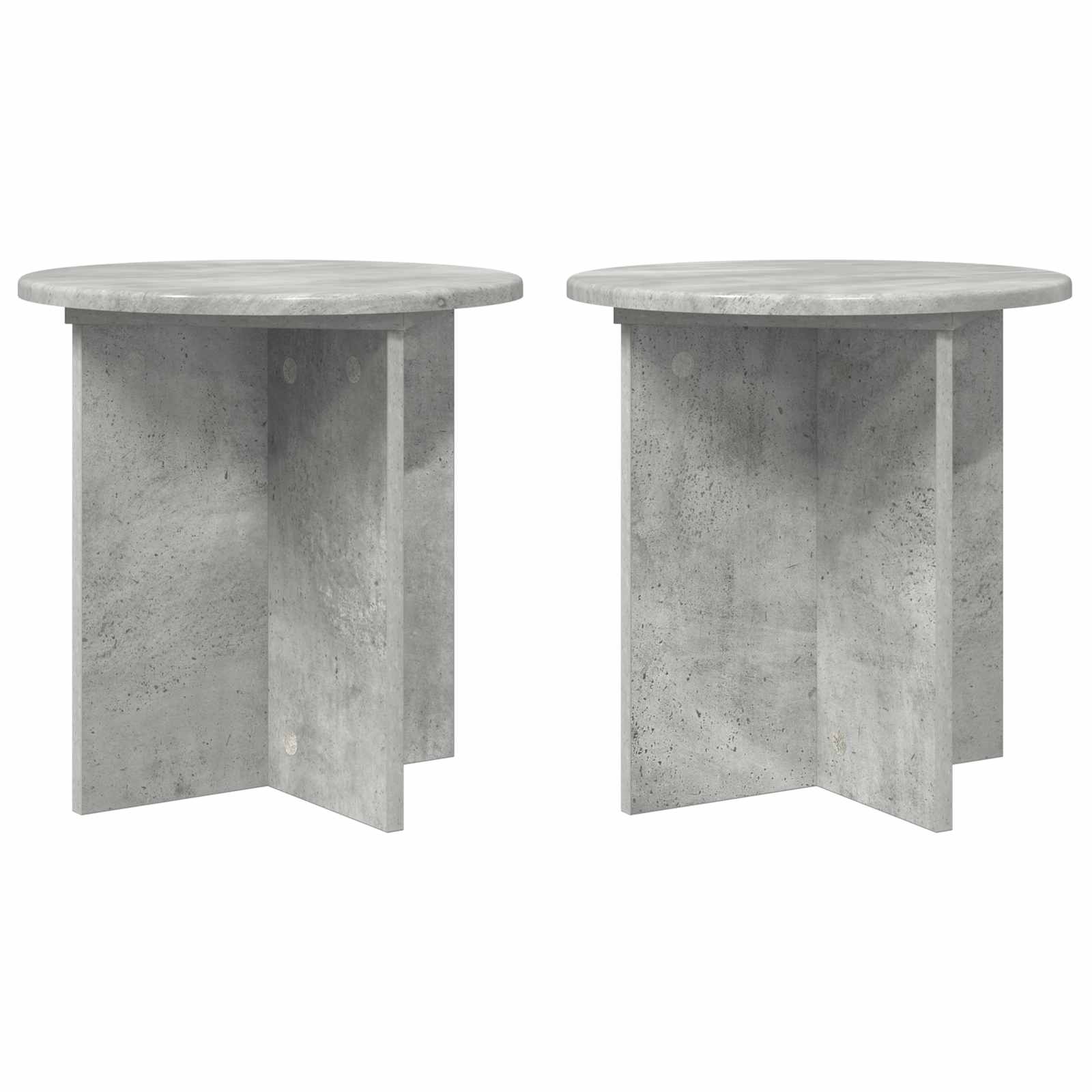 Stalak za biljke 2 pcs Betonska siva 40 x 40 x 40 cm