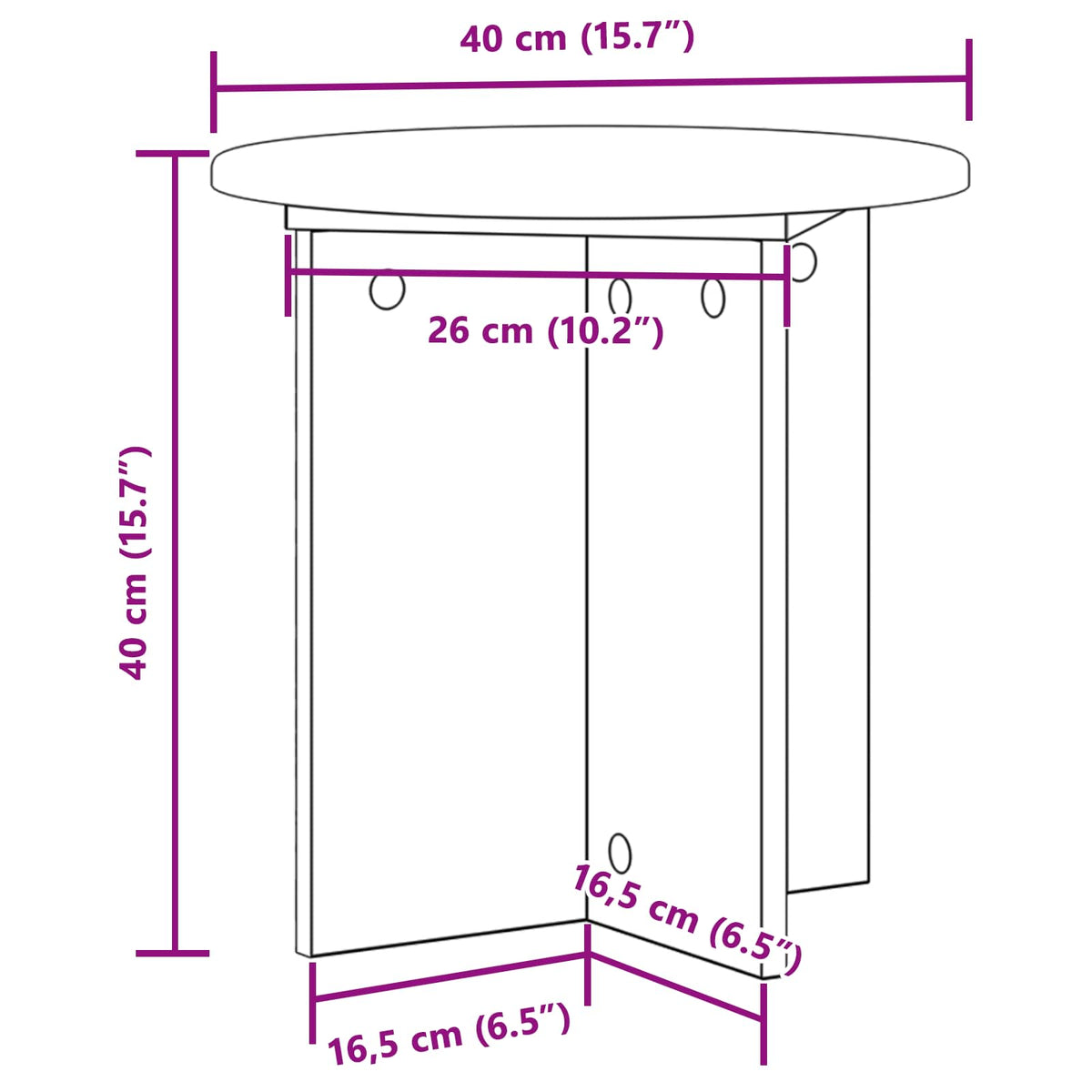Stalak za biljke 2 pcs Betonska siva 40 x 40 x 40 cm