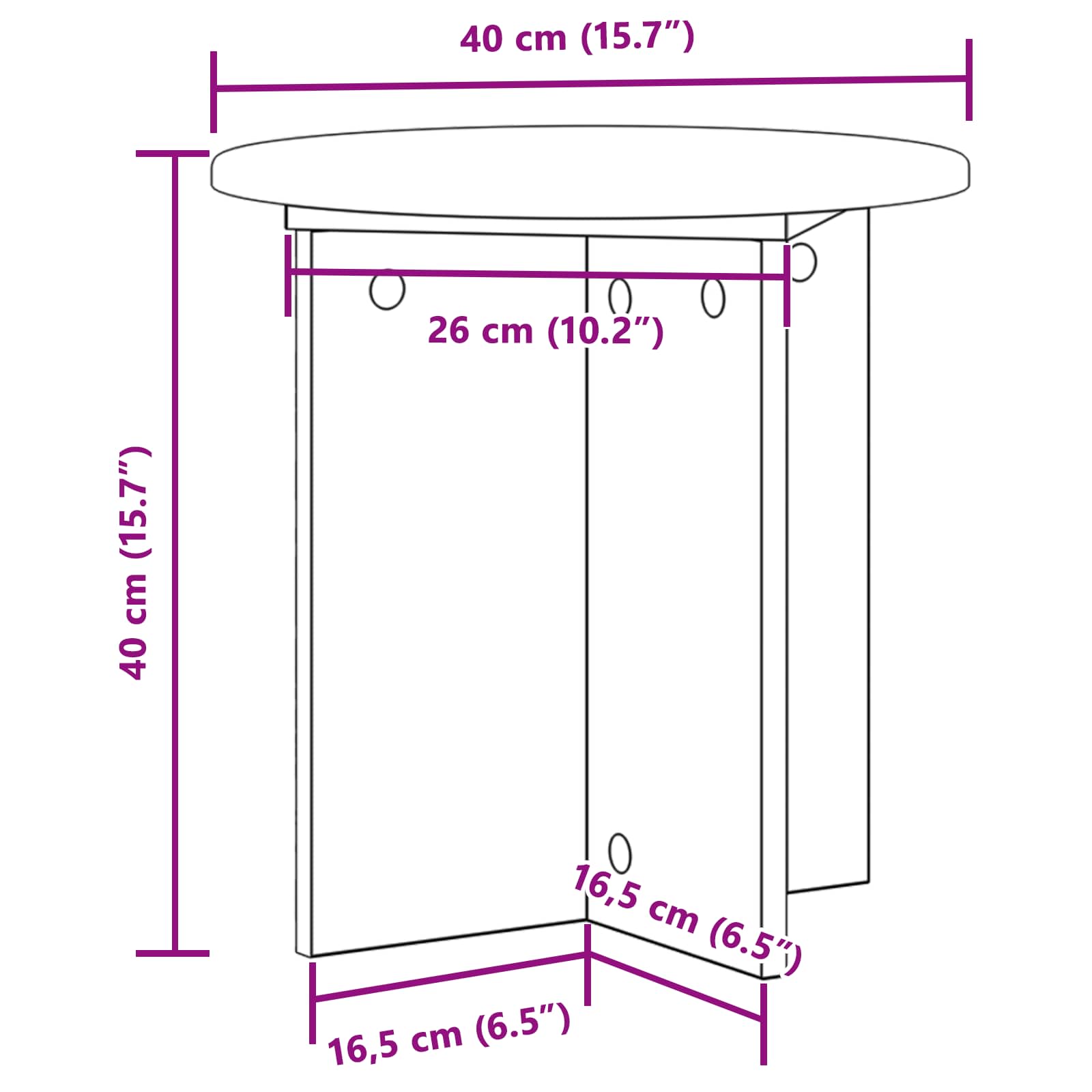 Stalak za biljke 2 pcs Betonska siva 40 x 40 x 40 cm